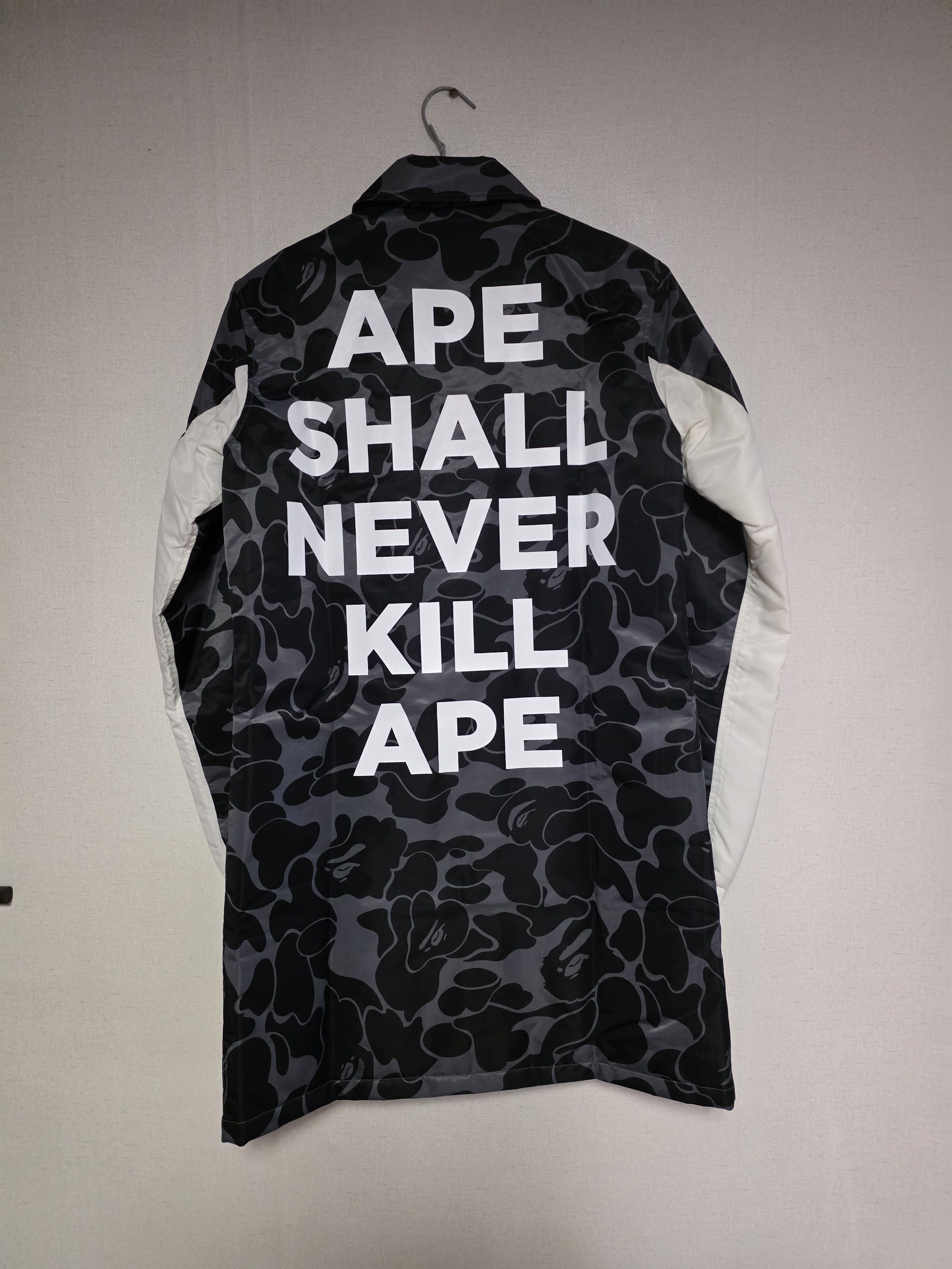 Bape BAPE Ultra Rare ABC Giant Black Camo Long Jacket (Grail) Size US S / EU 44-46 / 1 - 2 Thumbnail