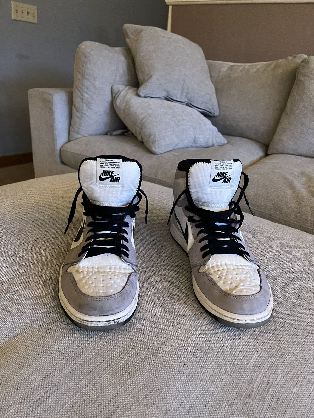 Jordan Brand Jordan 1 White/Grey Gore-Tex Size US 13 / EU 46 - 3 Thumbnail