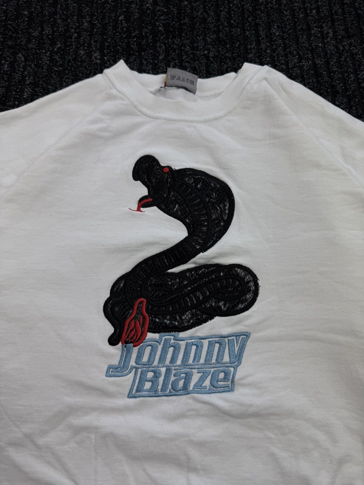 JNCO Vintage Johnny Blaze Snake Sweatshirt Skate Size US XL / EU 56 / 4 - 3 Thumbnail