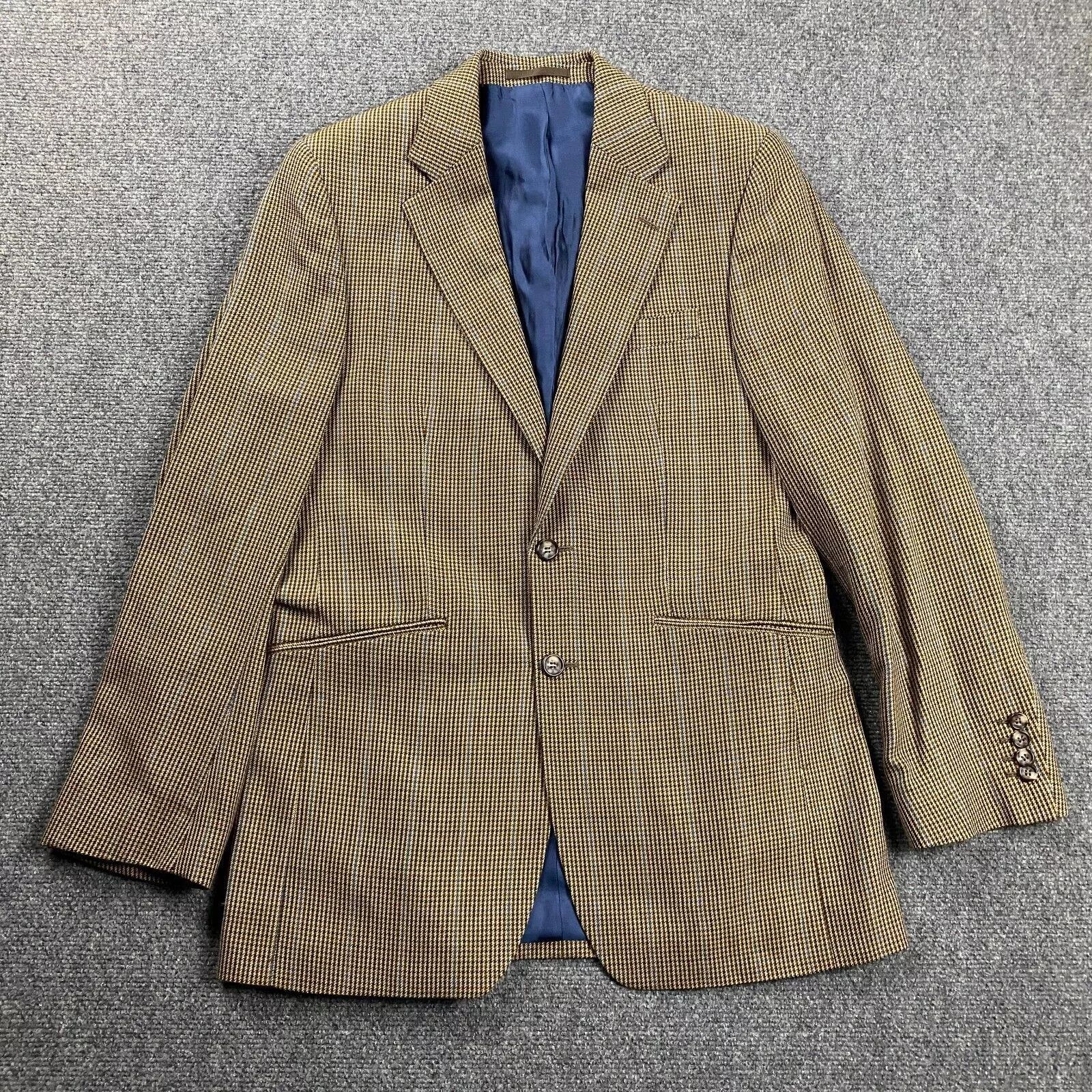 Other Joseph Turner Blazer Men's 38L Gingham Dales Jacket Wool Size 38L - 1 Thumbnail
