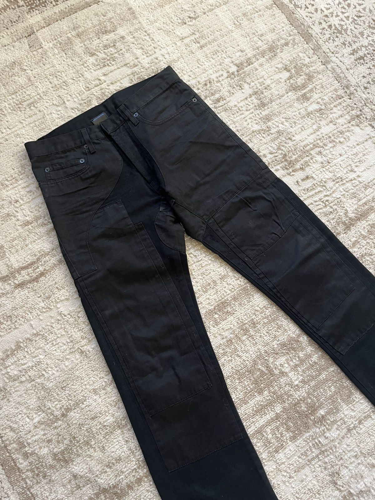 Dior Dior Homme AW07 Patchwork Jeans Size US 28 / EU 44 - 2 Thumbnail