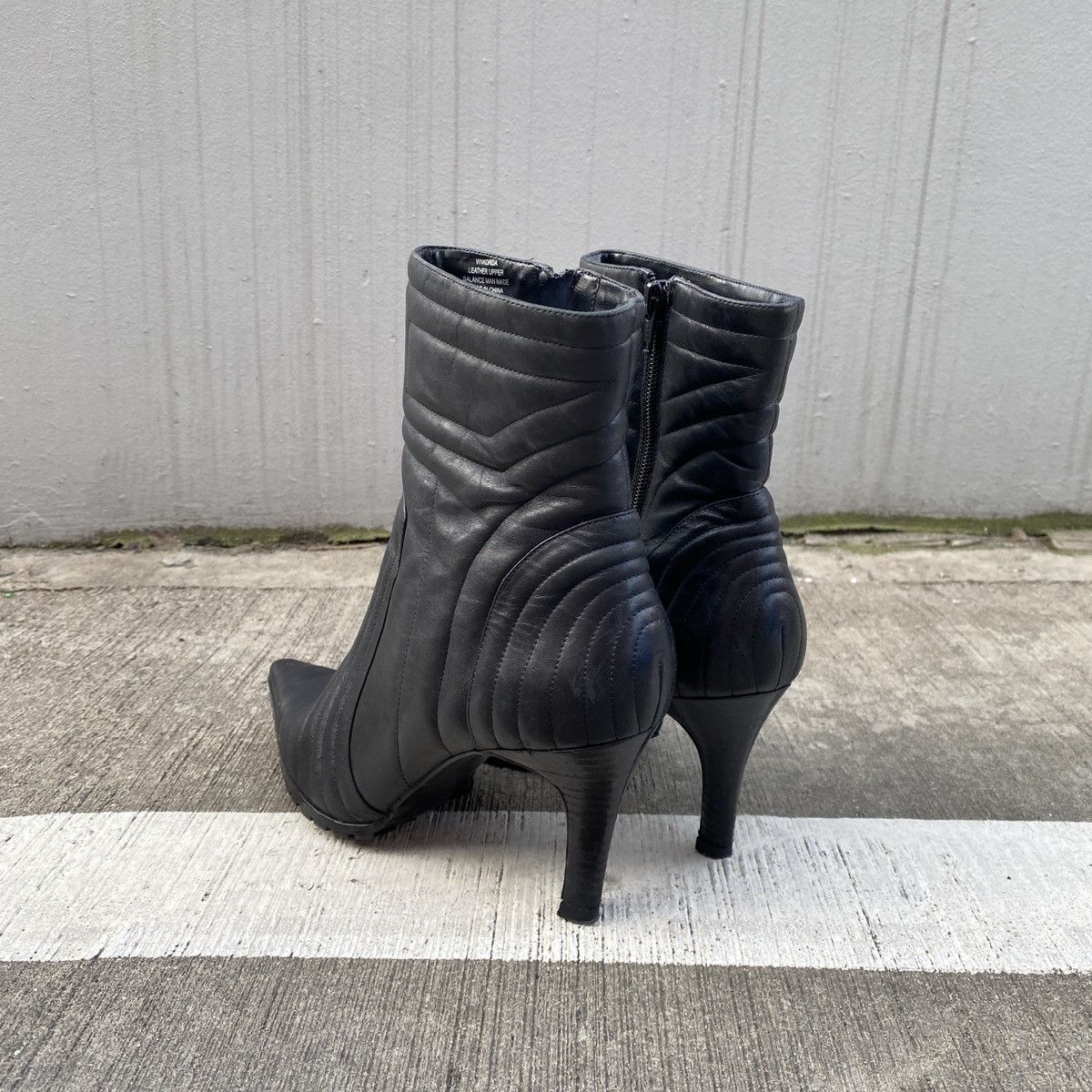 Other AvantGarde Biker Real Leather Heels Size US 10 / IT 40 - 4 Thumbnail