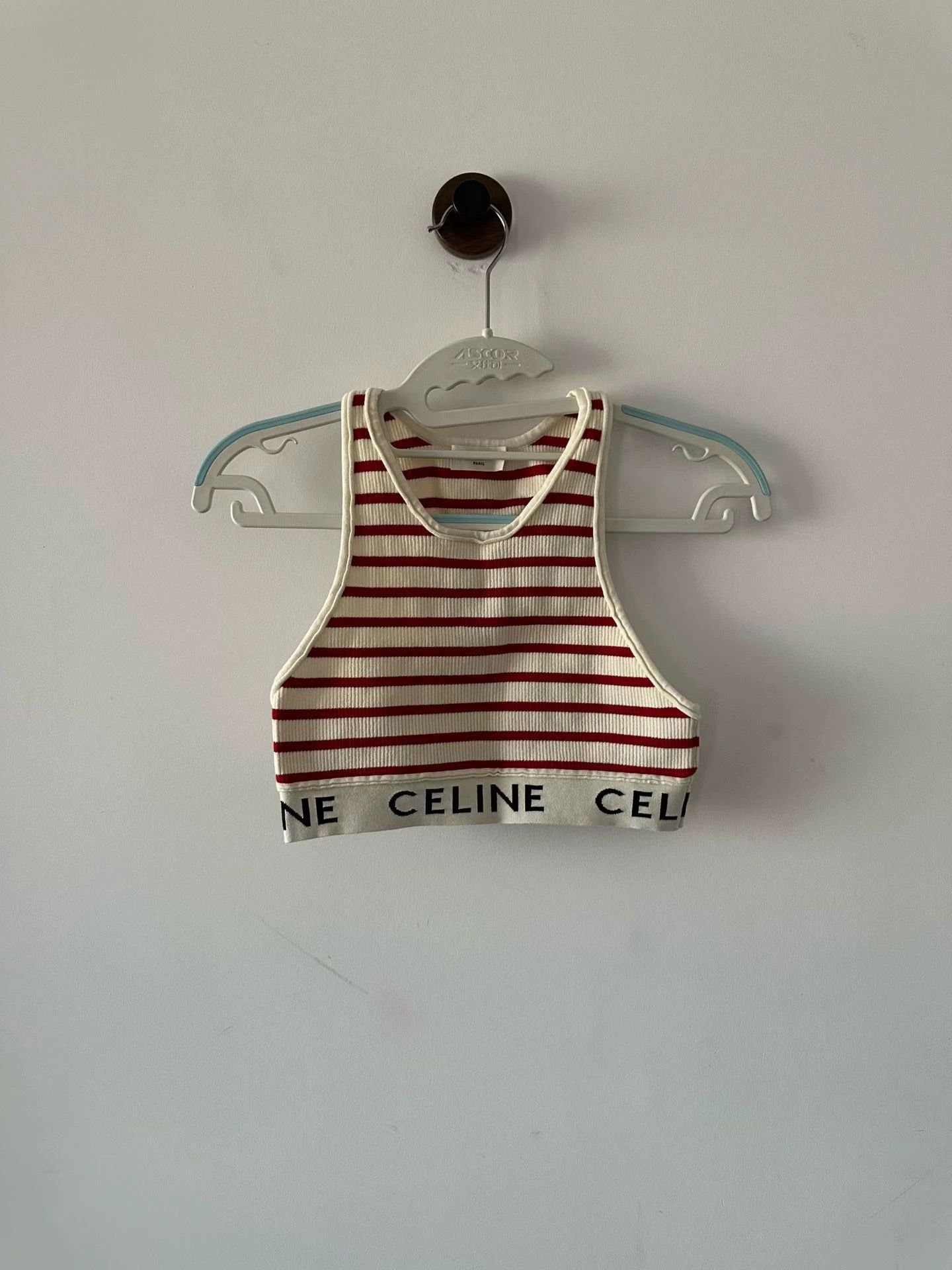 Celine striped knit vest xs 98 new