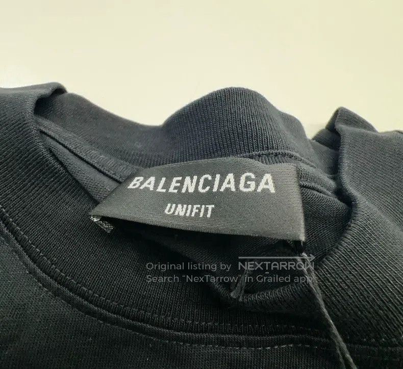 Other Balenciaga Solid Color Letter Print Short Sleeve T-Shirt Size US S / EU 44-46 / 1 - 3 Thumbnail