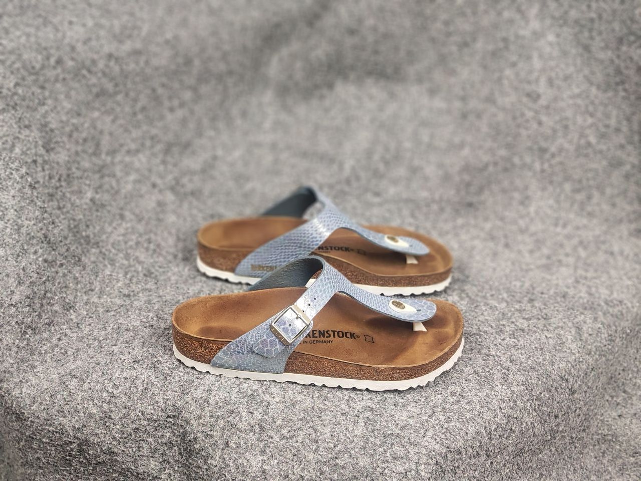 Birkenstock Birkenstock gizeh bf shiny snake Orthopedic slippers sandals Size US 8 / IT 38 - 2 Thumbnail