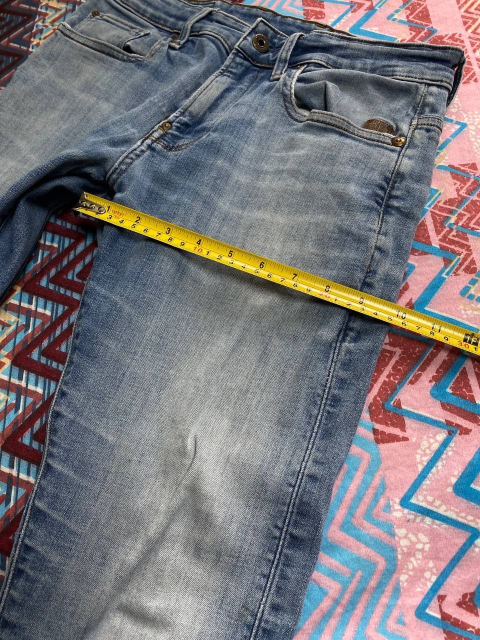 G-Star × Vintage Vintage G-Star Raw Distressed Jeans Faded Raw 3301 Size US 30 / EU 46 - 14 Thumbnail