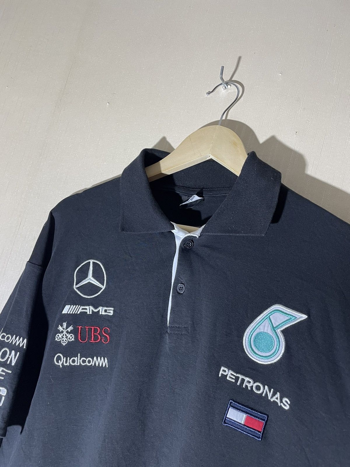 Vintage Mercedes Formula 1 racing polo shirt vintage Size US XL / EU 56 / 4 - 7 Thumbnail