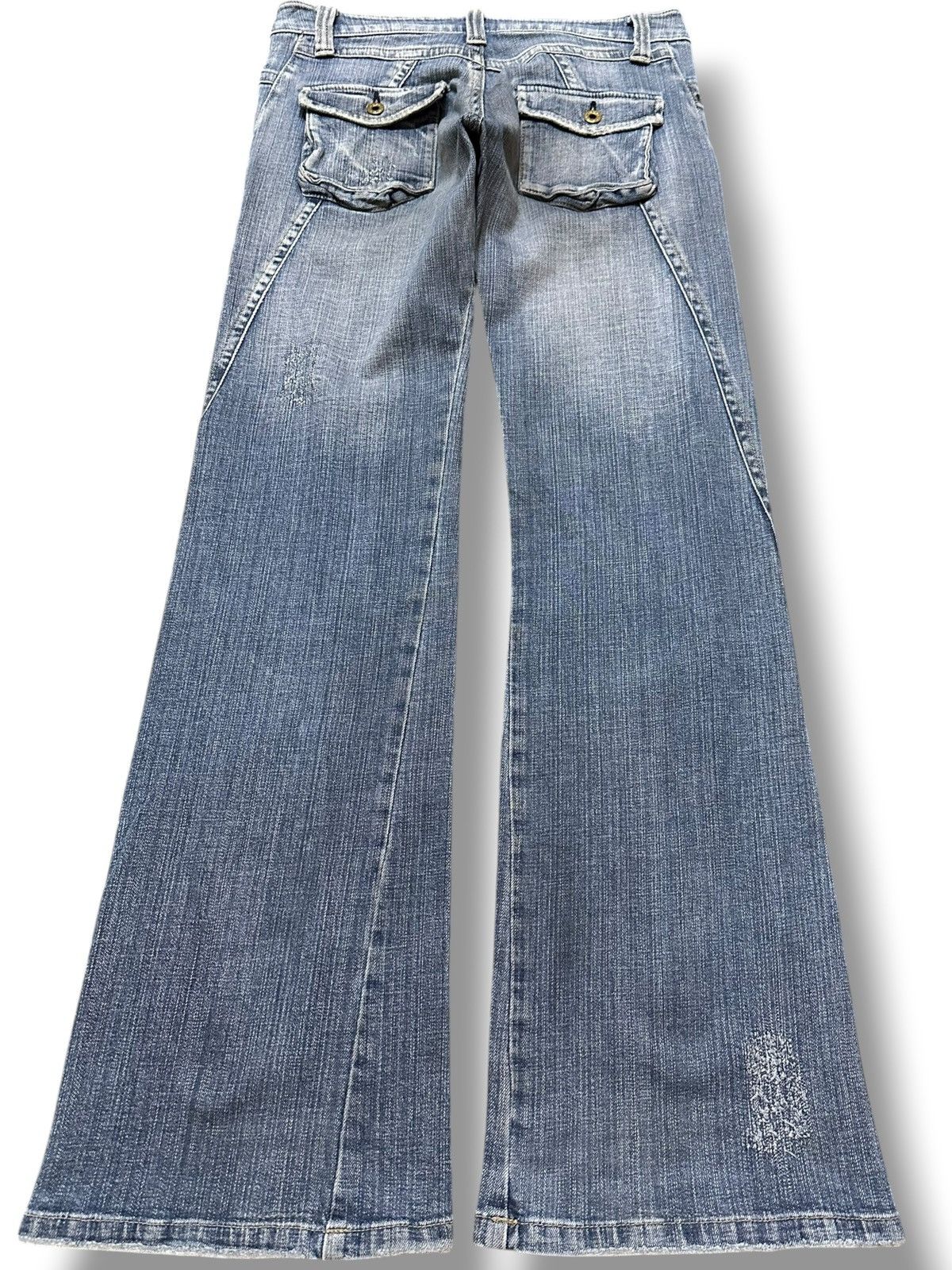 Japanese Brand Vintage Camel Road Flare Grunge Denim Size US 31 - 6 Thumbnail