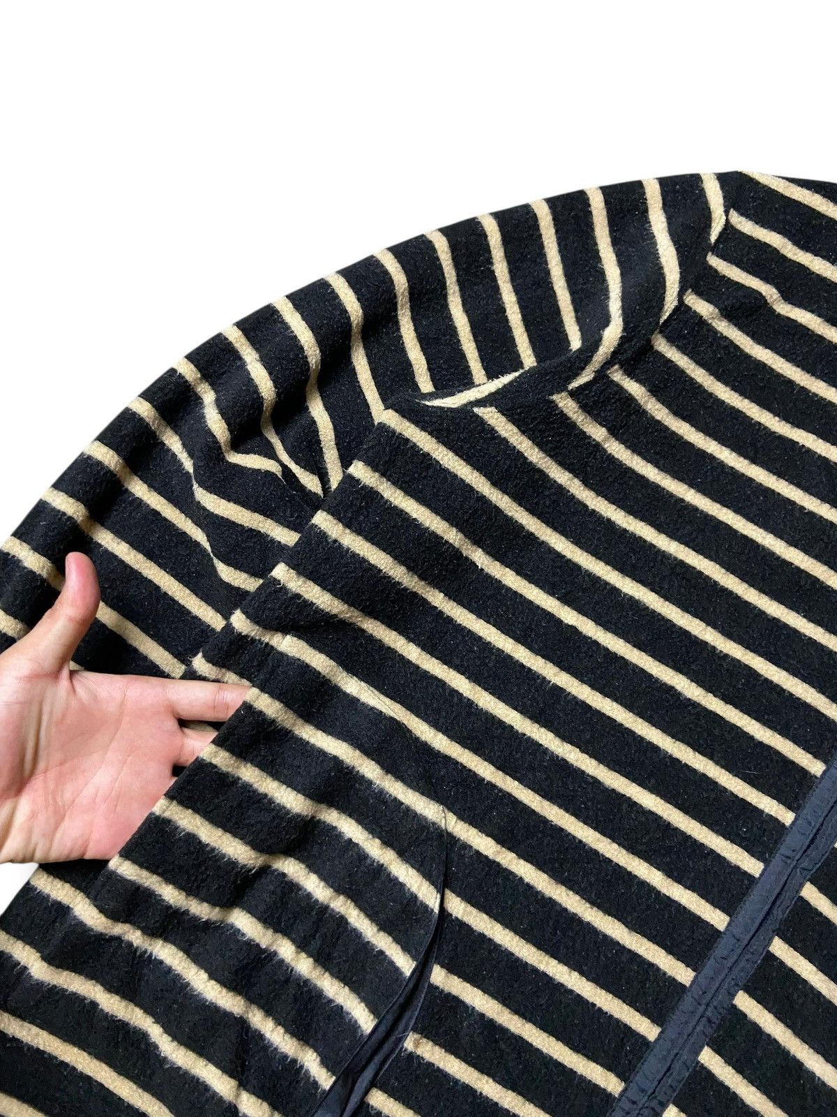 Japanese Brand × Vintage M.U Sports Brand Stripes Fleece Zipper Hoodie (123) Size US M / EU 48-50 / 2 - 5 Thumbnail