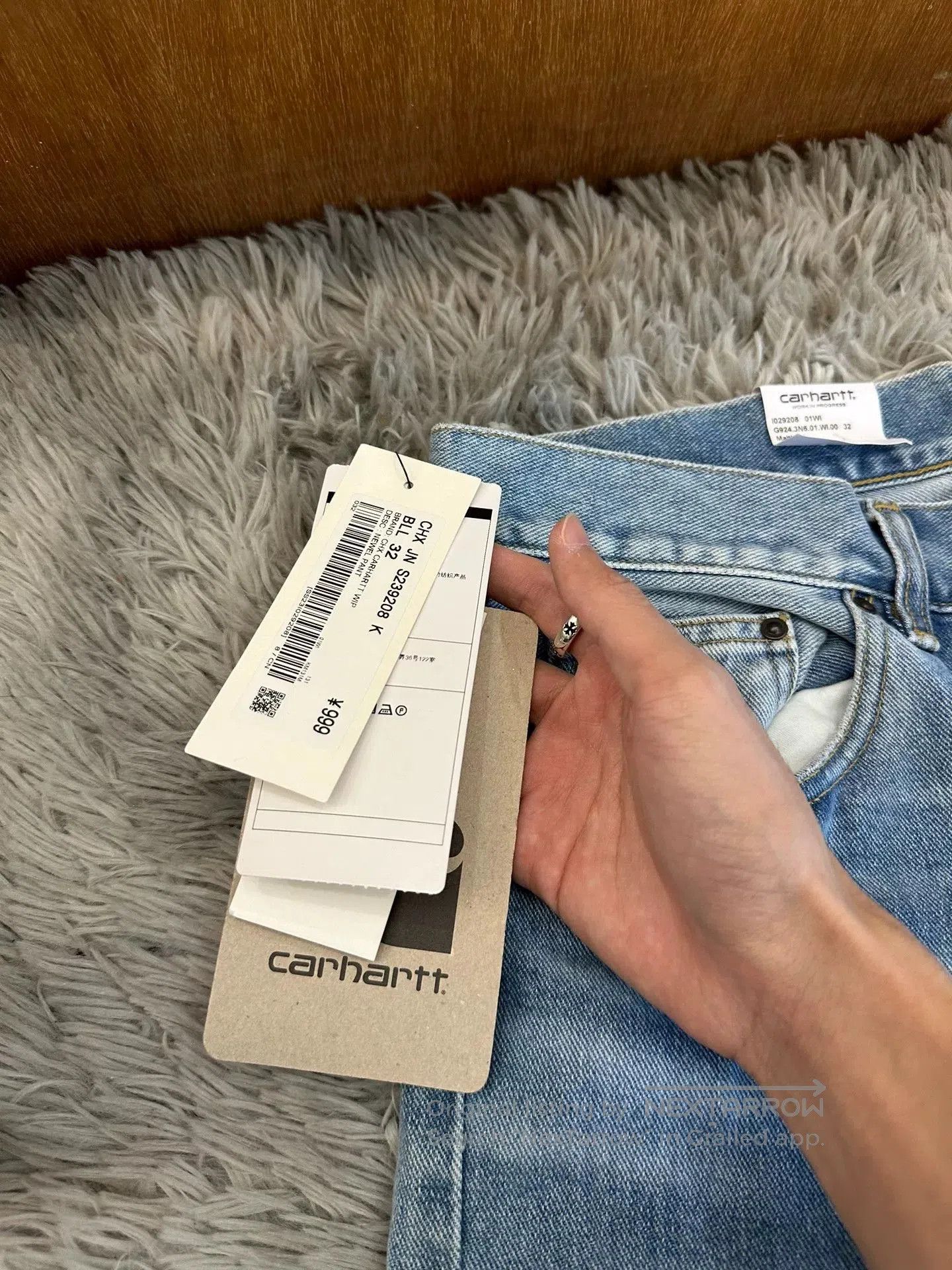 Carhartt Carhartt Blue Washed Jeans. Size US 32 / EU 48 - 4 Thumbnail