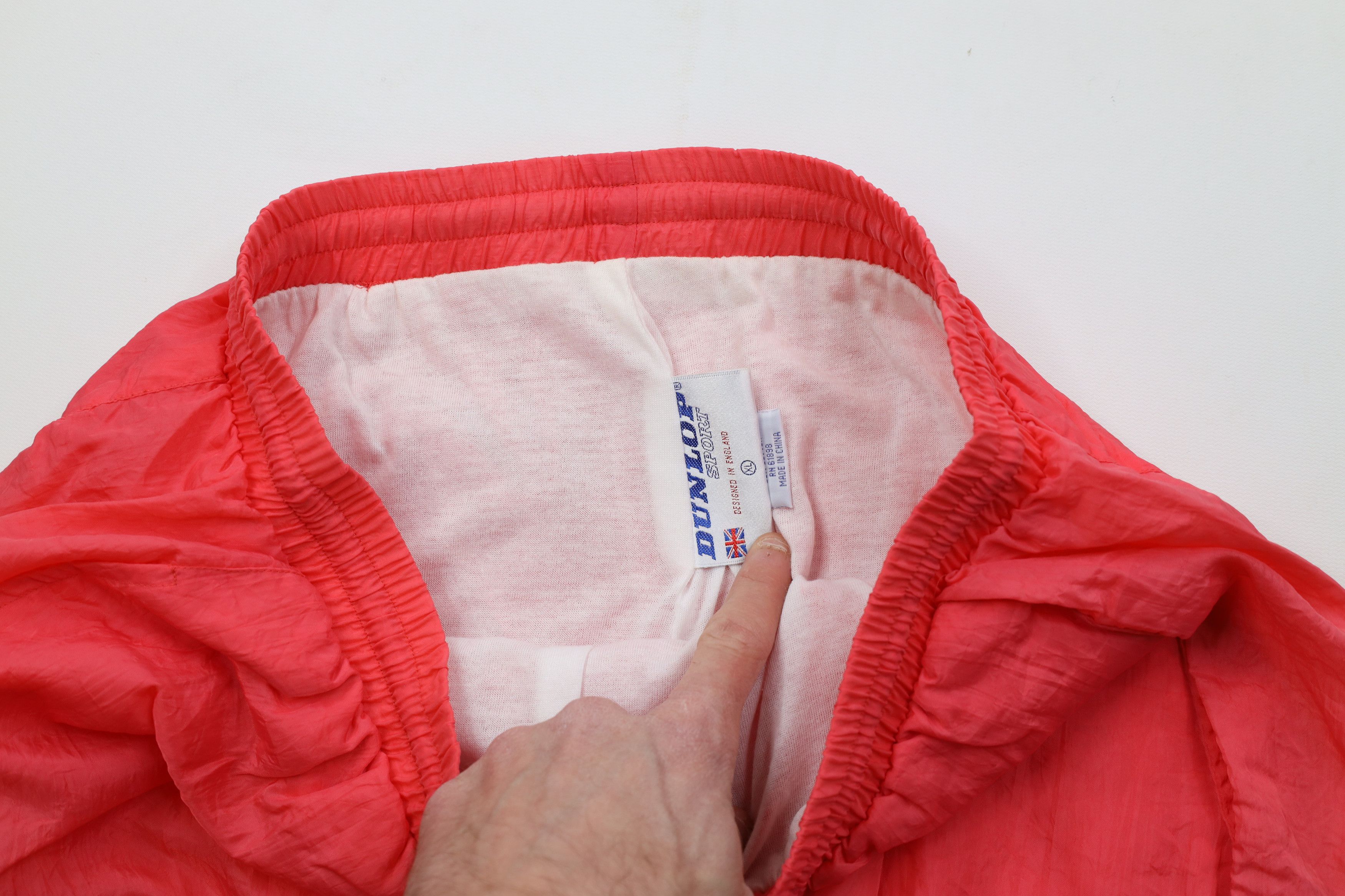 Vintage Vintage 90s Streetwear Lined Windbreaker Joggers Pants Pink Size 32" / US 10 / IT 46 - 7 Thumbnail