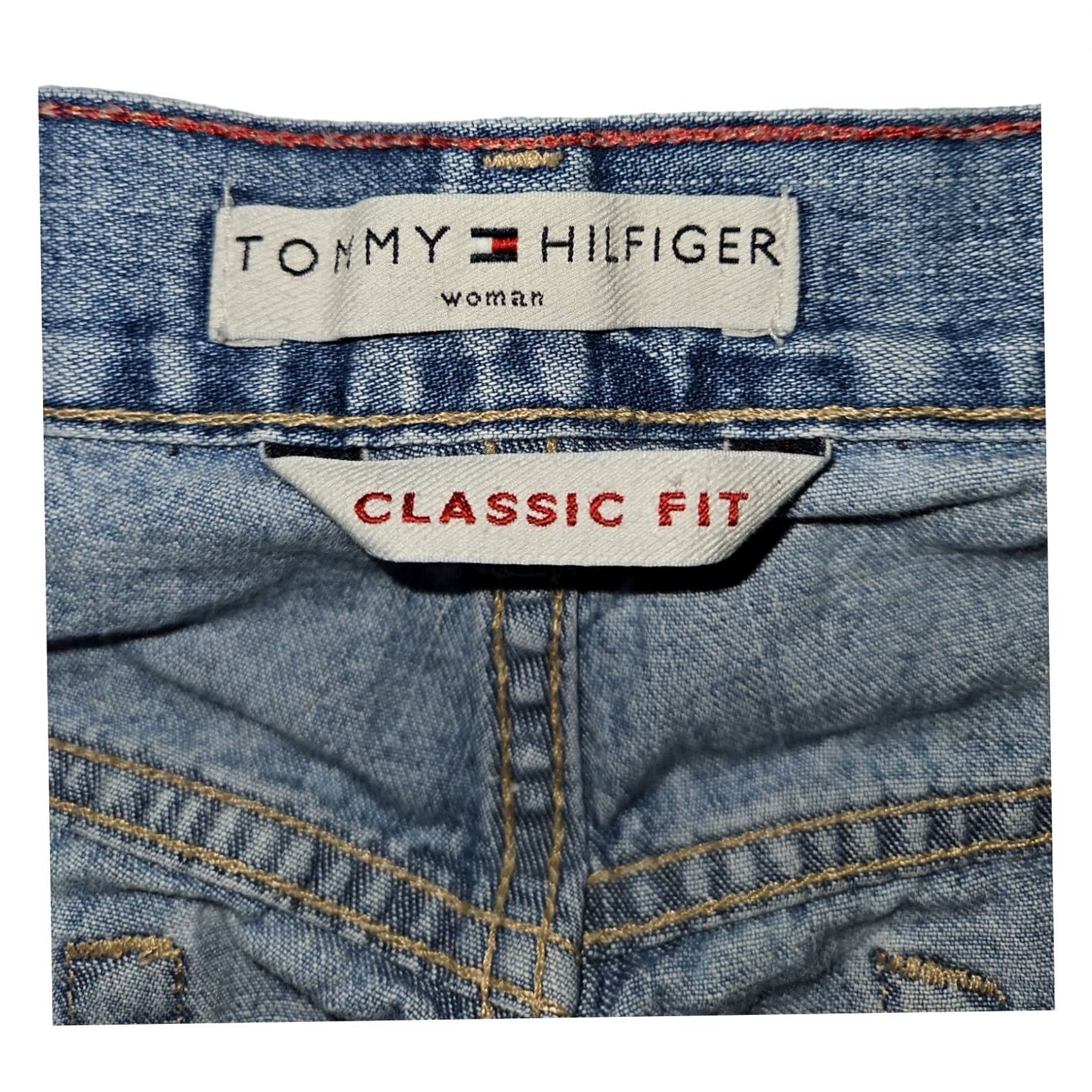 Tommy Hilfiger VINTAGE Tommy Hilfiger Jeans Women 20R Straight Blue Denim Casual Y2K Preppy Mens Womens Girls Size 42" / US 20 - 2 Thumbnail
