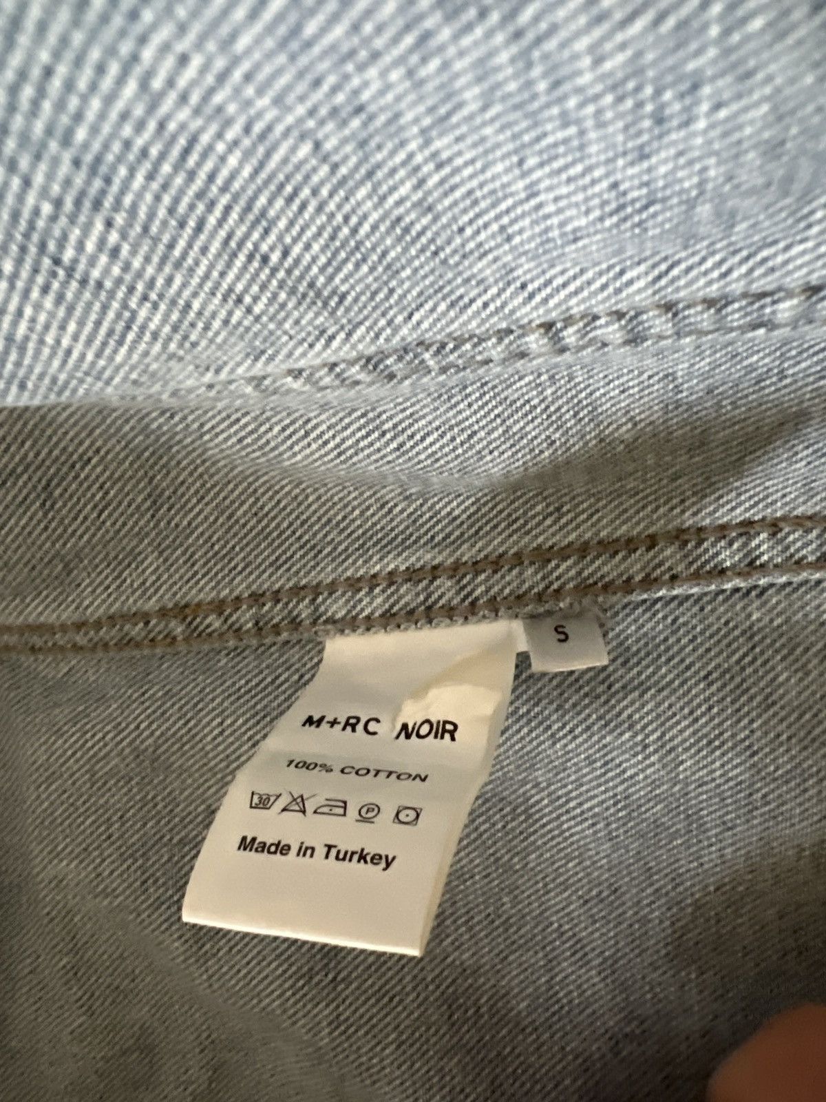 M+Rc Noir M+rc Noir Denim Jacket Light Blue Wash Size US S / EU 44-46 / 1 - 5 Thumbnail