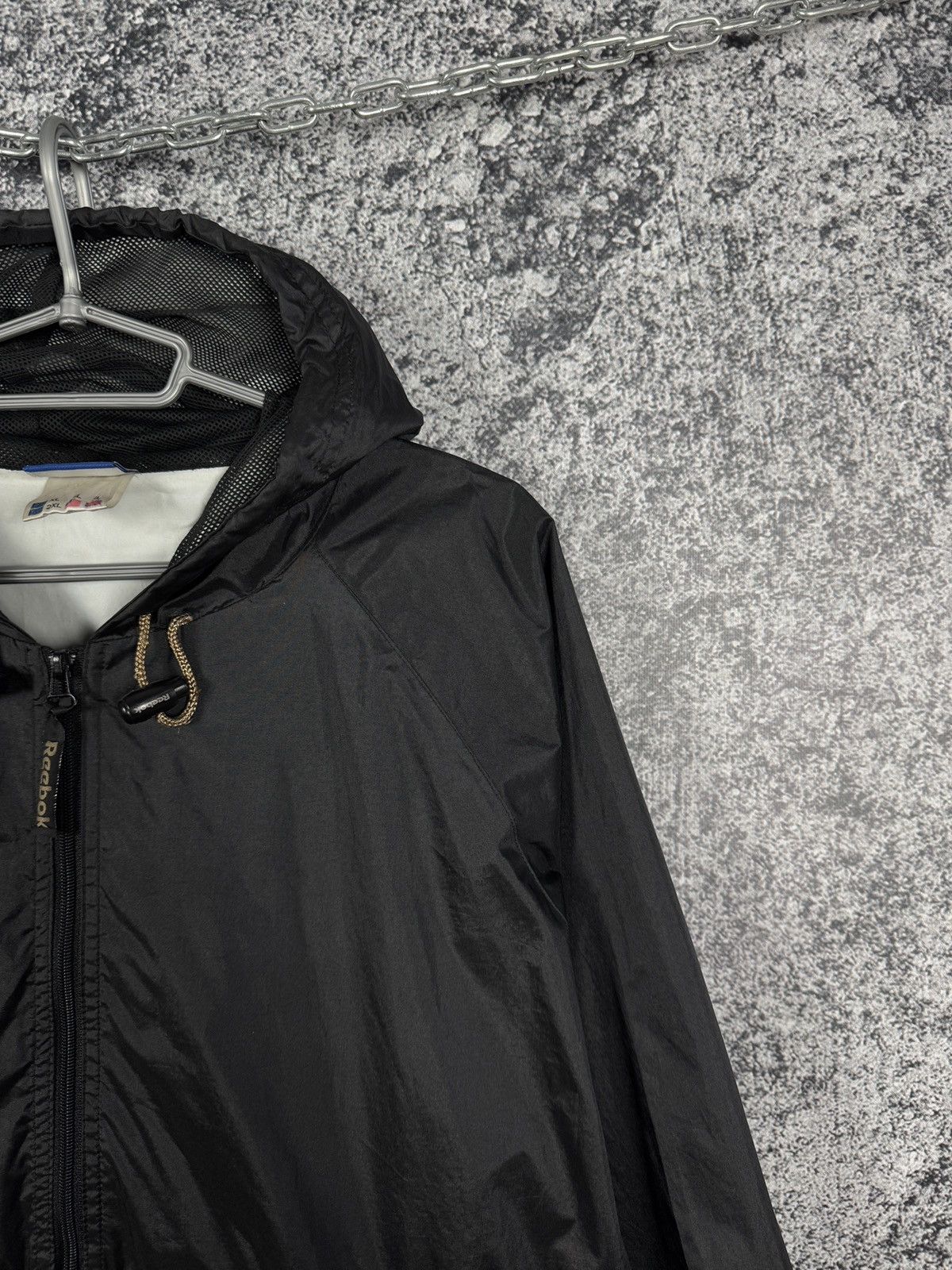 Reebok Reebok Vintage Nylon Jacket Anorak Windbreaker Waterproof XL Size US XL / EU 56 / 4 - 2 Thumbnail