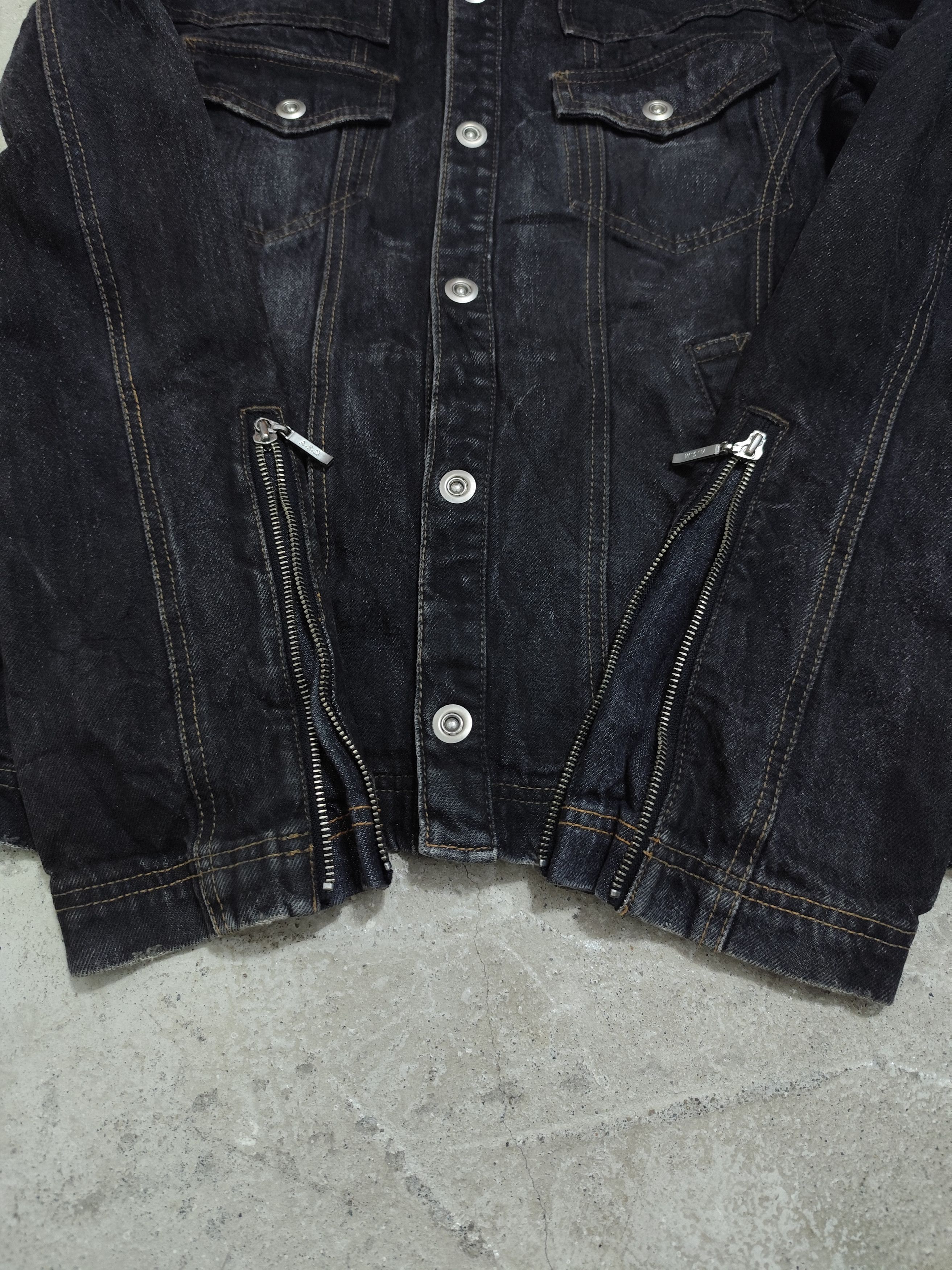 14th Addiction If six was nine style gothic punk ASM denim jacket Size US M / EU 48-50 / 2 - 6 Thumbnail