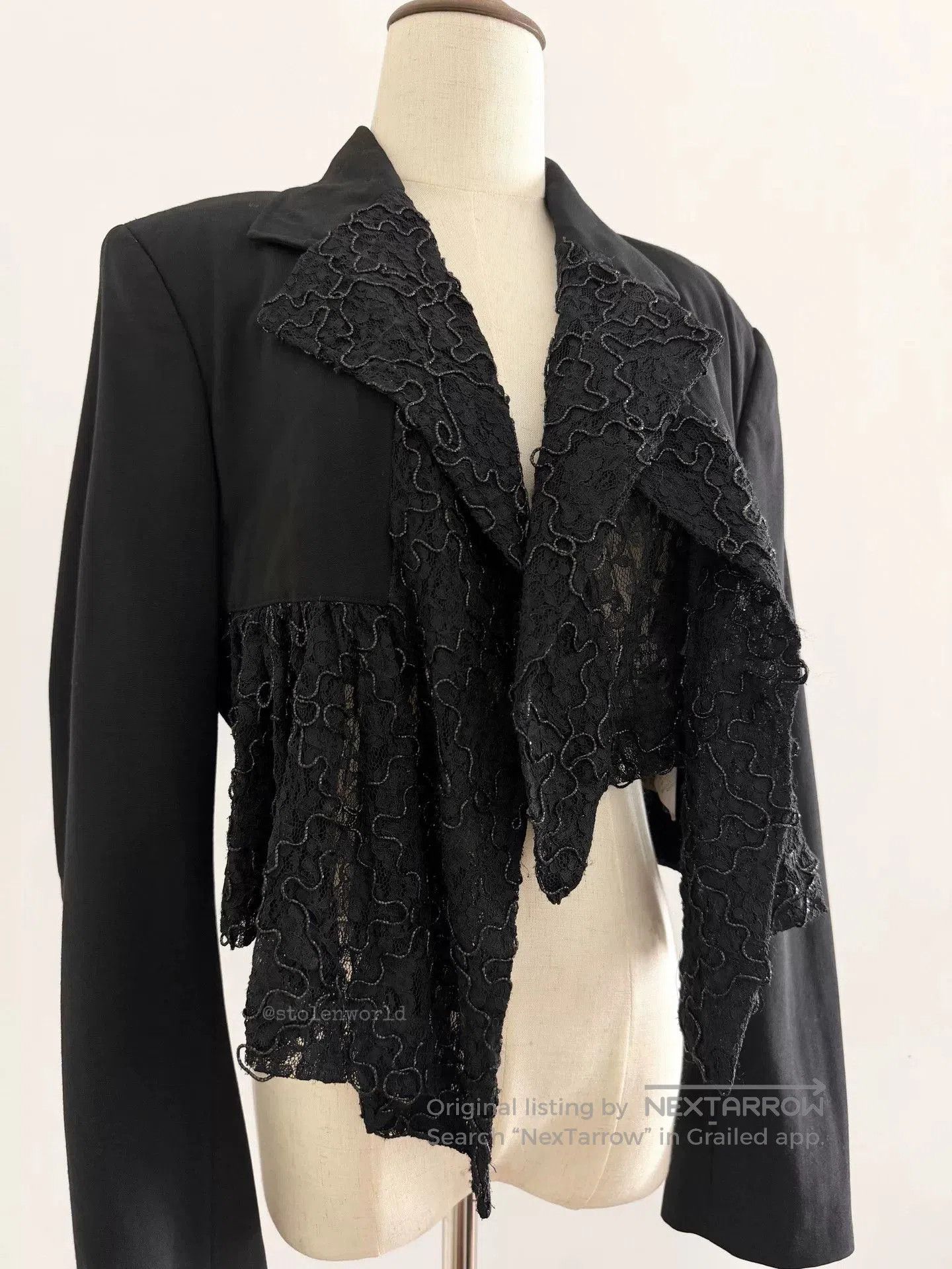Comme des Garcons comme des garcons lace suit jacket. Size L / US 10 / IT 46 - 4 Thumbnail