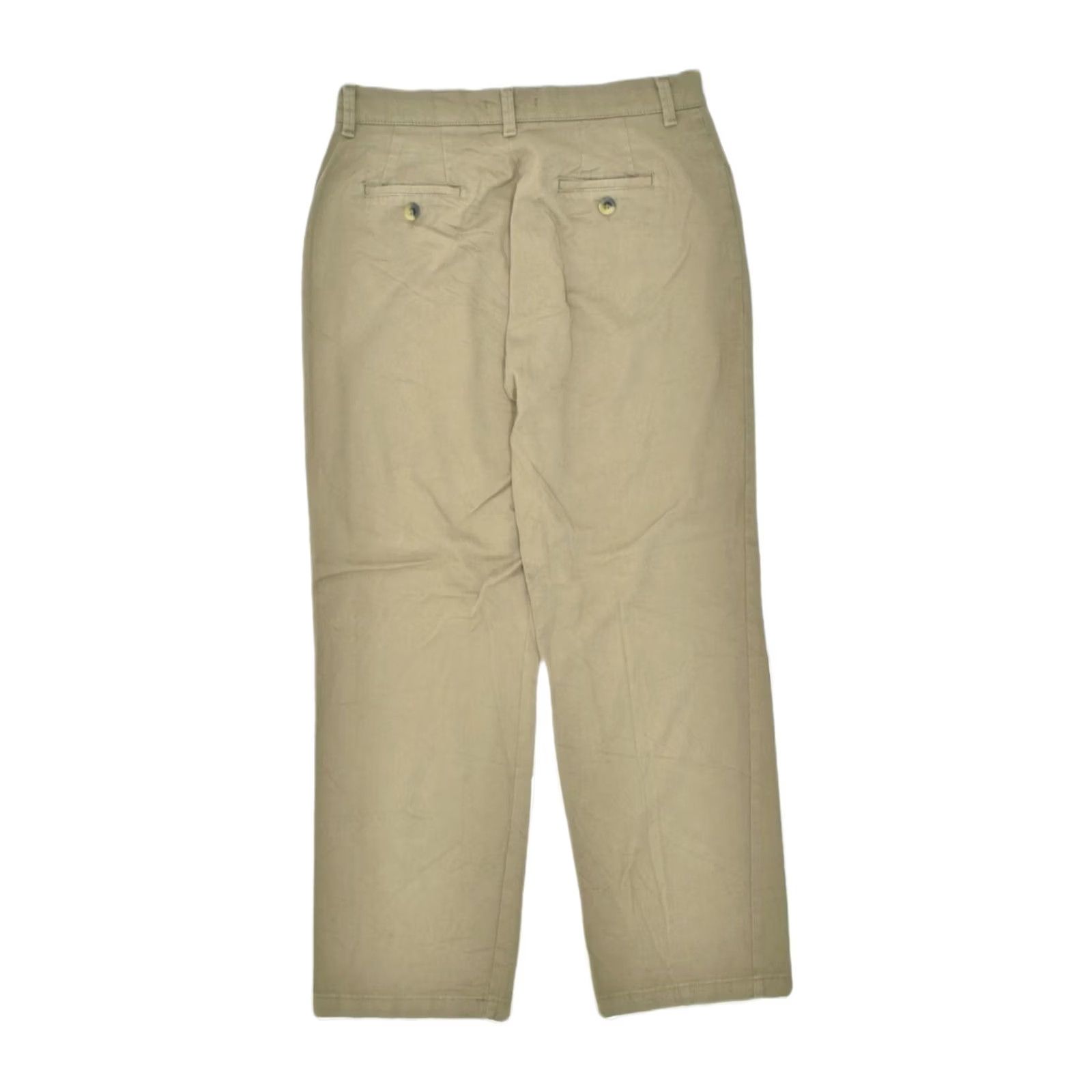 Lee LEE Womens Straight Casual Trousers US 12 Large W33 L31 Khaki Cotton Size 36" / US 14 / IT 50 - 2 Thumbnail