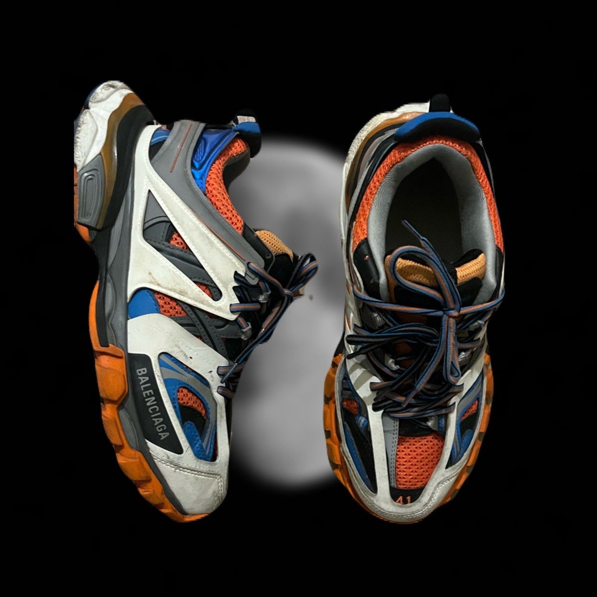 Balenciaga Balenciaga Track Orange blue Size US 8 / EU 41 - 5 Thumbnail