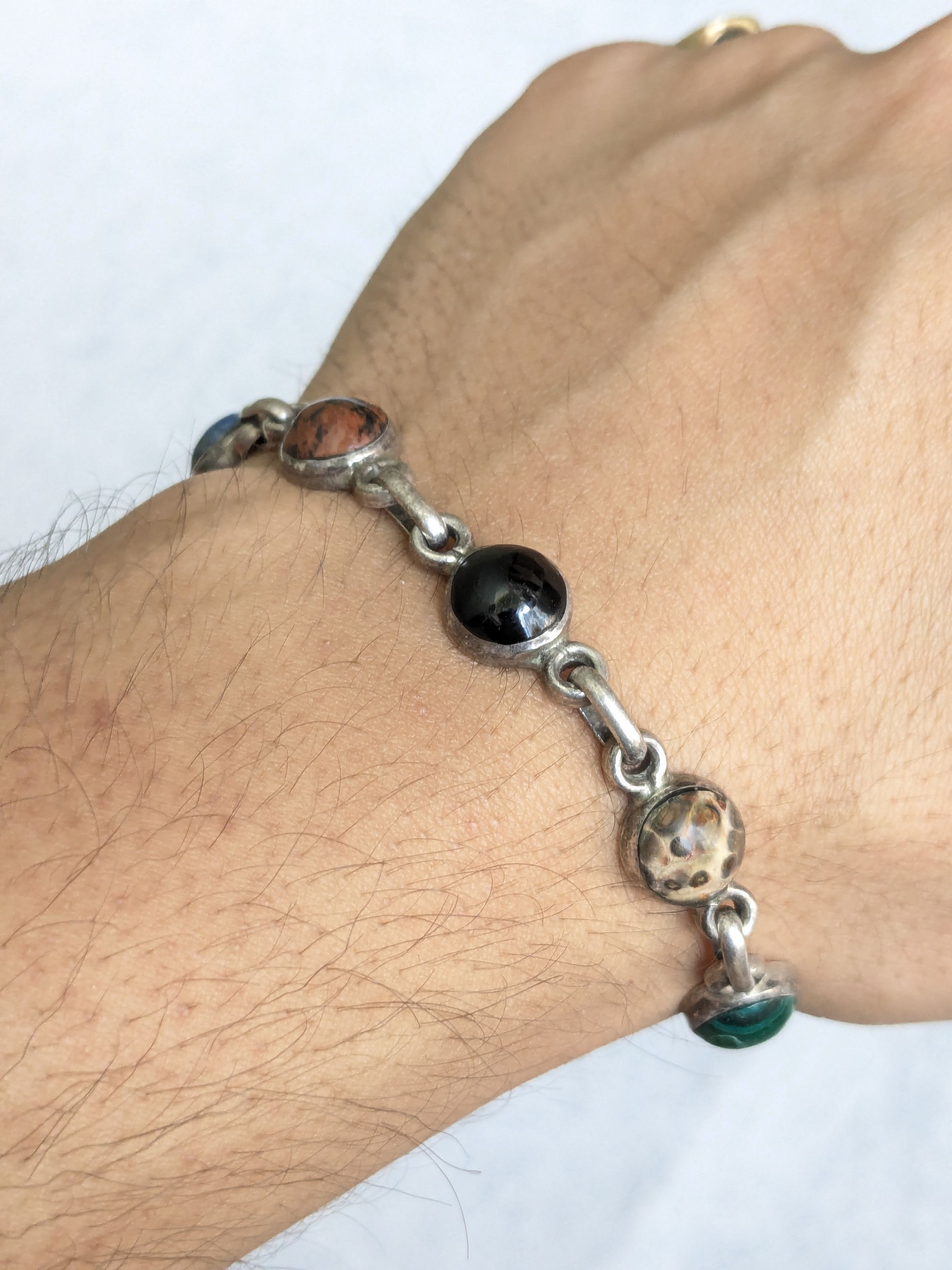 Vintage Vintage Taxco Sterling Silver Bracelet Taxco 7.25" Mexico Size ONE SIZE - 12 Thumbnail
