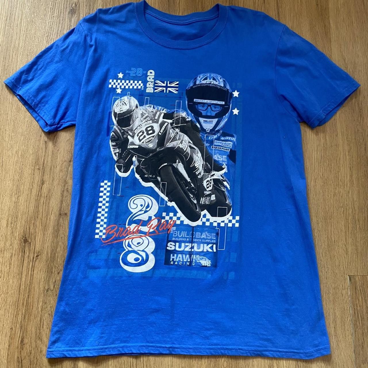 Other Y2K Suzuki motorcycle graphic tee - blue Size US M / EU 48-50 / 2 - 1 Thumbnail