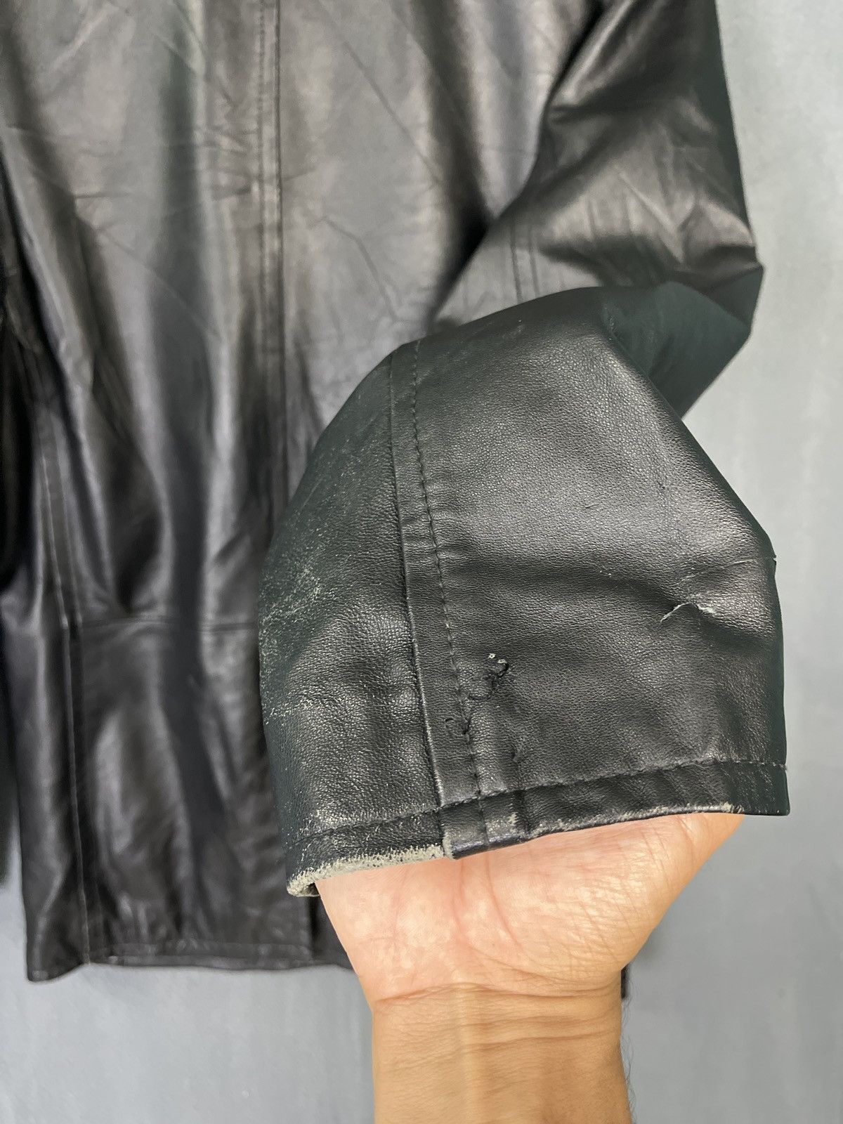 Genuine Leather Wonder Wall Leather Jacket Sheepskin Blazer Size US L / EU 52-54 / 3 - 10 Thumbnail