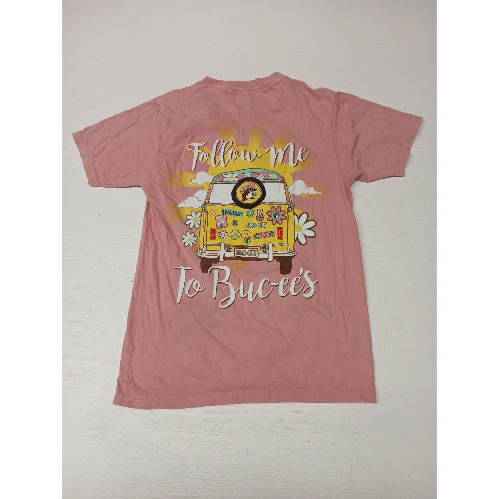 & Other Stories Buc-ees Pink (Small) Relaxed Fit Cotton Tee Shirt Size S / US 4 / IT 40 - 6 Thumbnail