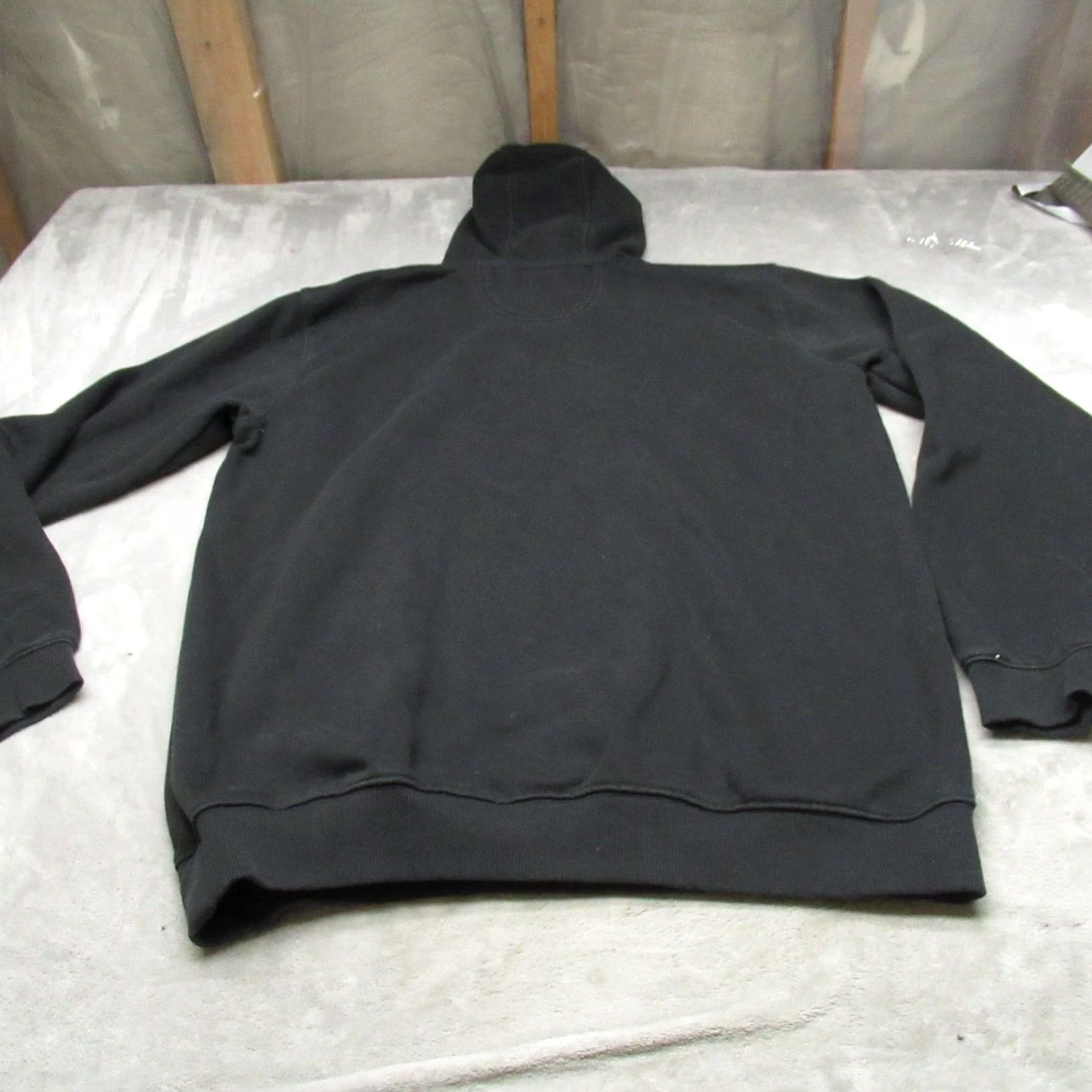 Carhartt Carhartt Hoodie Sweatshirt Black Mens Large Tall LT Regular Fleece Graphic Logo Pocket Pullover Long Sleeve Contemporary Workwear Size US L / EU 52-54 / 3 - 5 Thumbnail