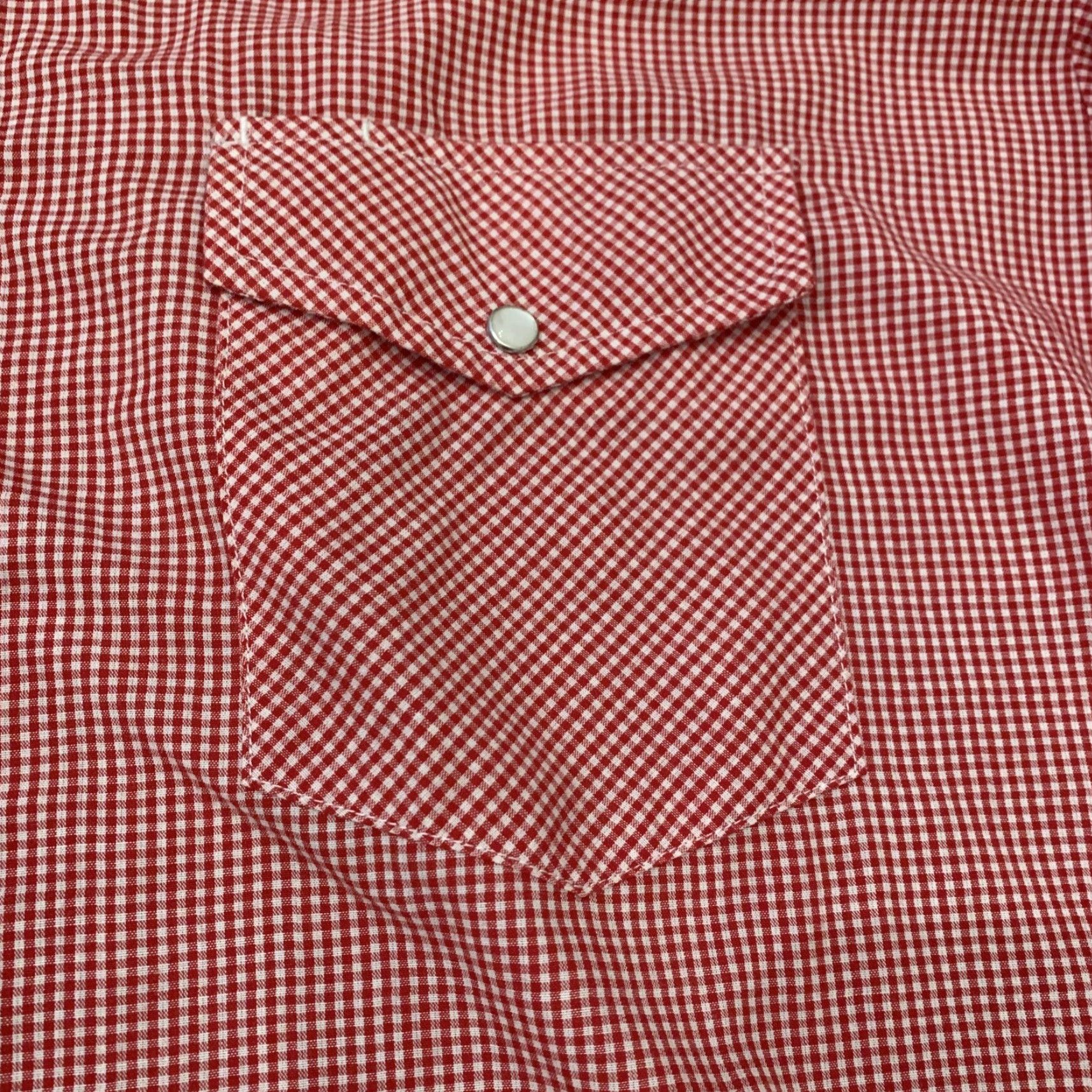 Roper Roper Western Shirt Mens Size XL Pearl Snap Long Sleeve Red Gold Collection Size US XL / EU 56 / 4 - 5 Thumbnail