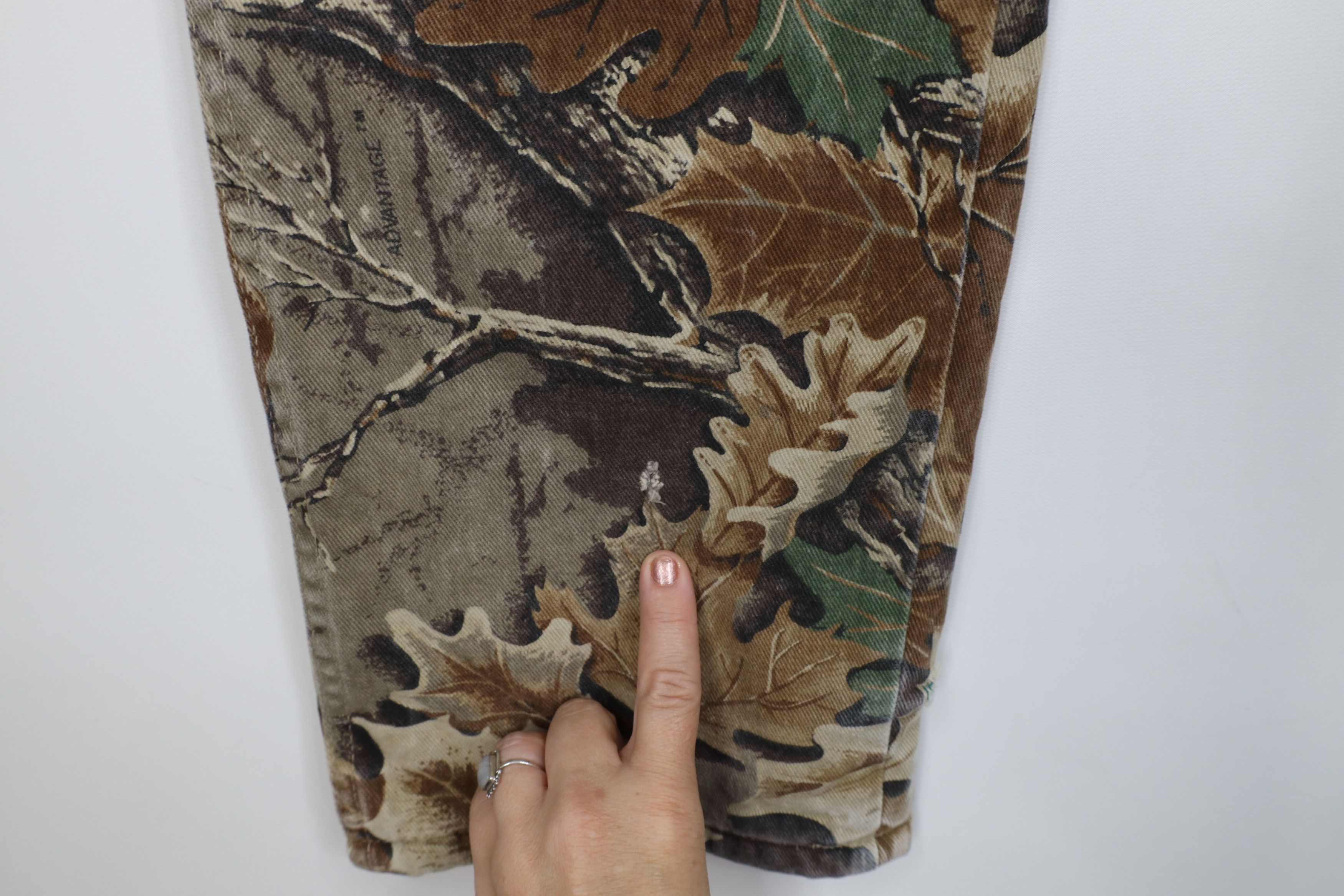 Wrangler Vintage 90s Y2K Wrangler Fleece Lined Camouflage Jeans Size US 36 / EU 52 - 6 Thumbnail