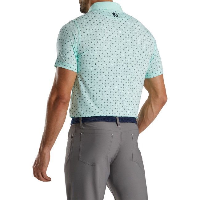 Footjoy FootJoy Athletic Fit Deco Print Self Collar Polo Shirt Size US M / EU 48-50 / 2 - 10 Thumbnail