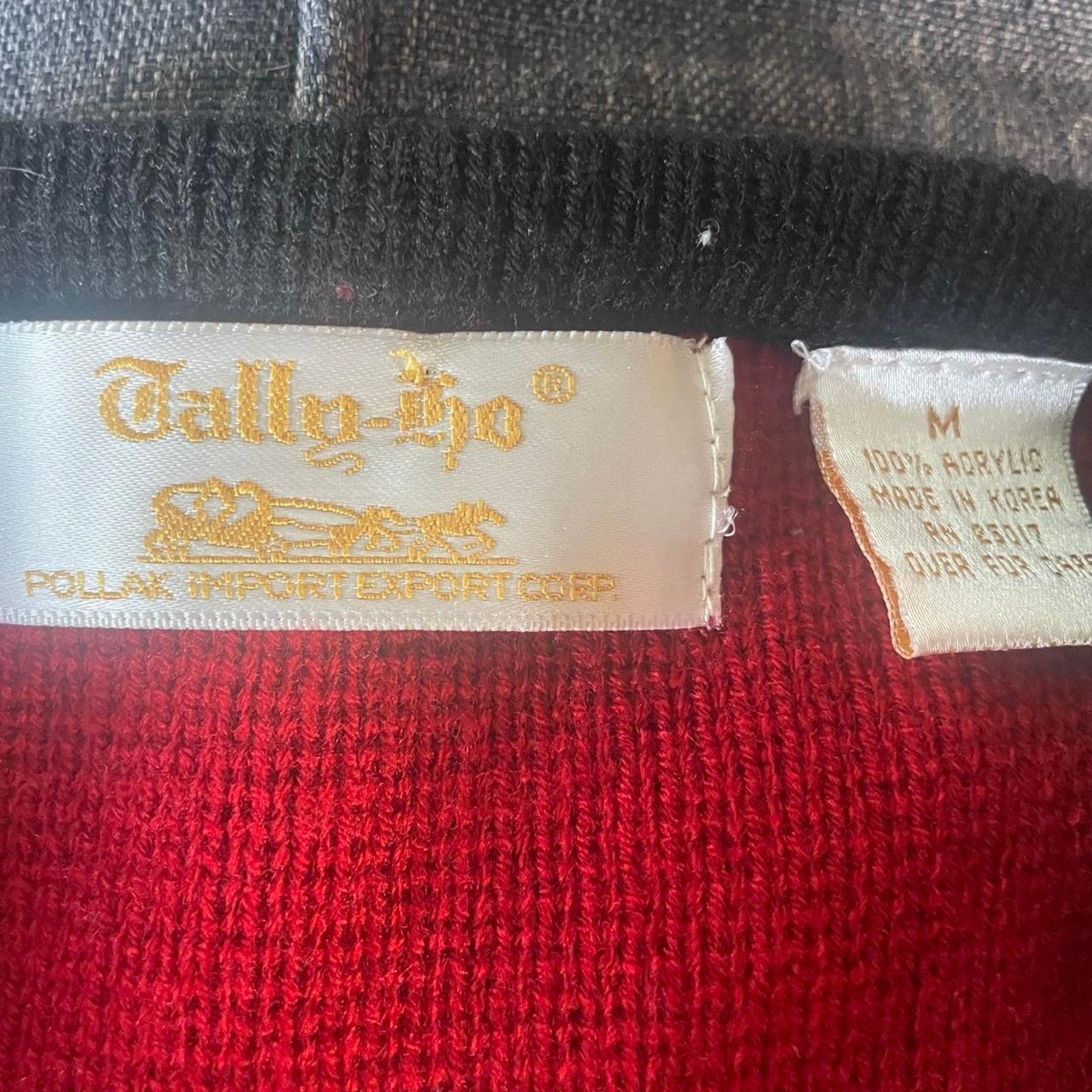 Vintage Vintage 90s red and black vest Size M / US 6-8 / IT 42-44 - 3 Thumbnail