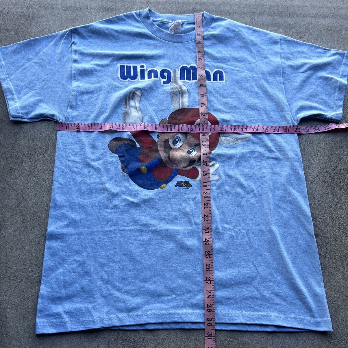 Nintendo × Vintage Y2K 08 super Mario wingman graphic Mario tee shirt Size US L / EU 52-54 / 3 - 5 Thumbnail