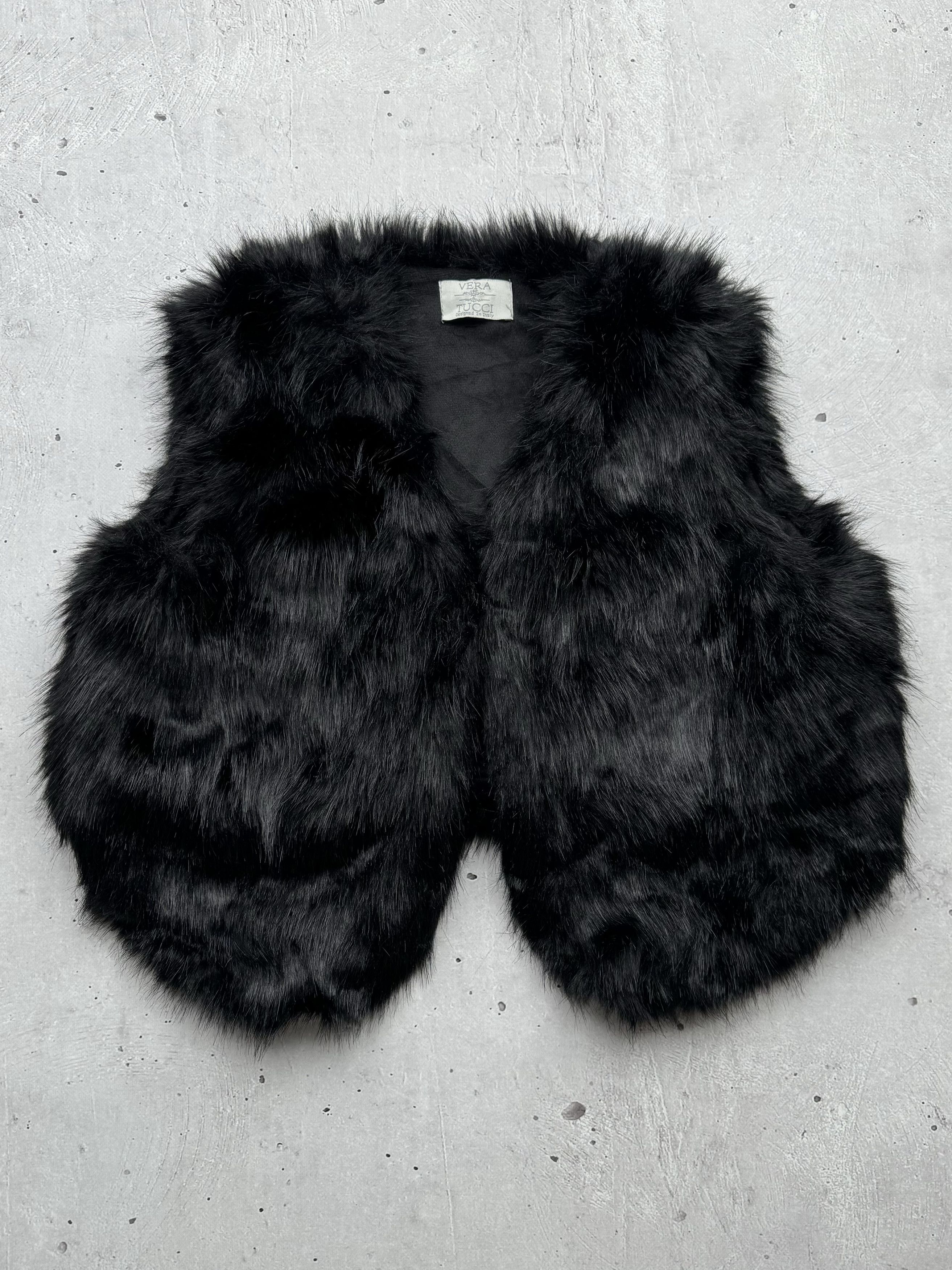 Vintage Vintage Faux Fur Mohair Vest Size S / US 4 / IT 40 - 1 Thumbnail
