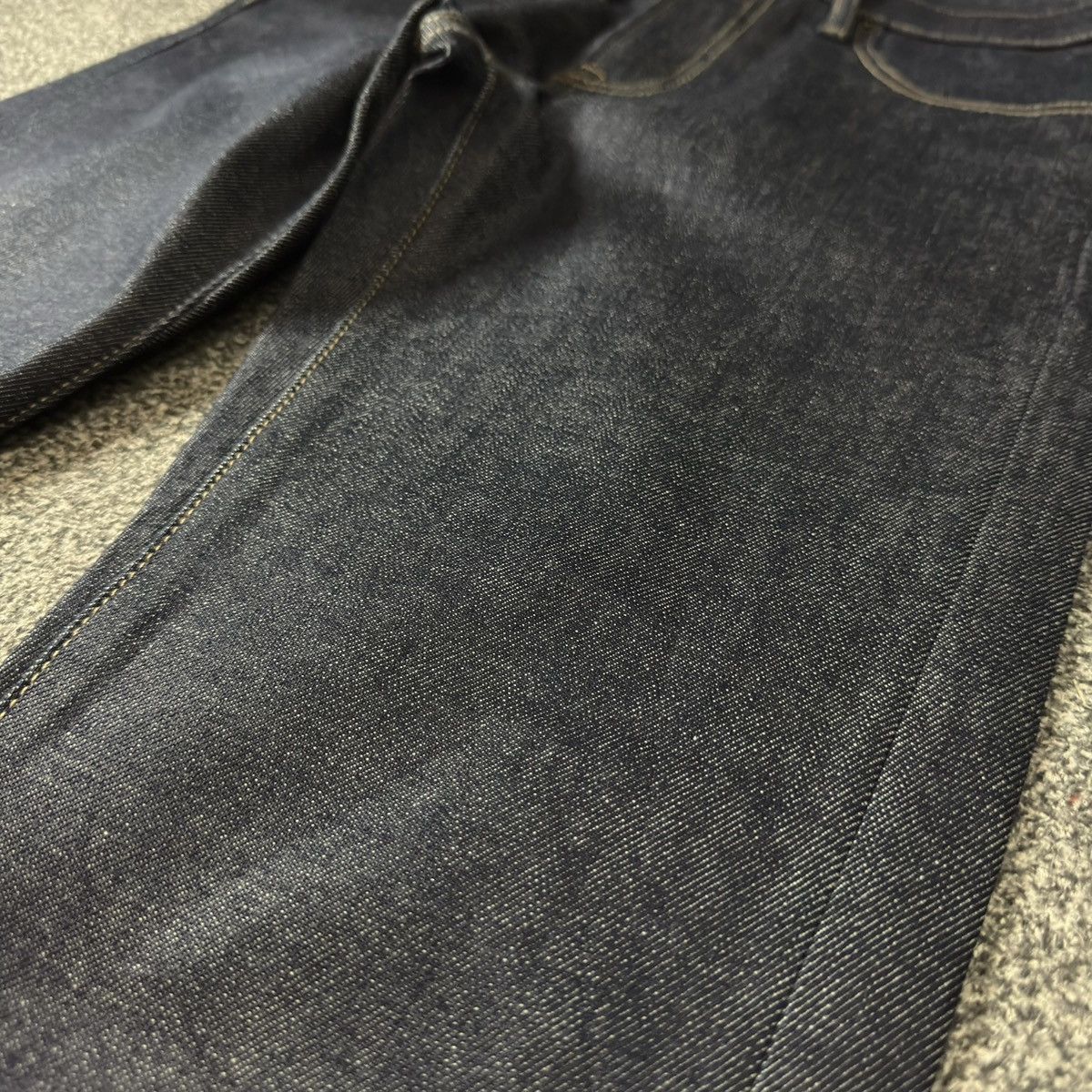 Undercover × Uniqlo 🔥🇯🇵 Japanese Raw Denim Uniqlo Indigo Selvedge Archive Jeans Size US 31 - 5 Thumbnail