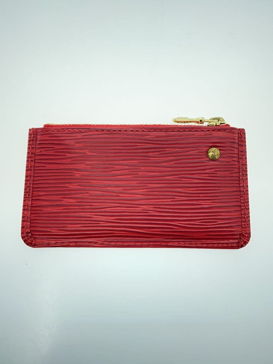 Louis Vuitton Louis Vuitton Epi Pochette Cle Leather Bordeaux Size ONE SIZE - 2 Thumbnail