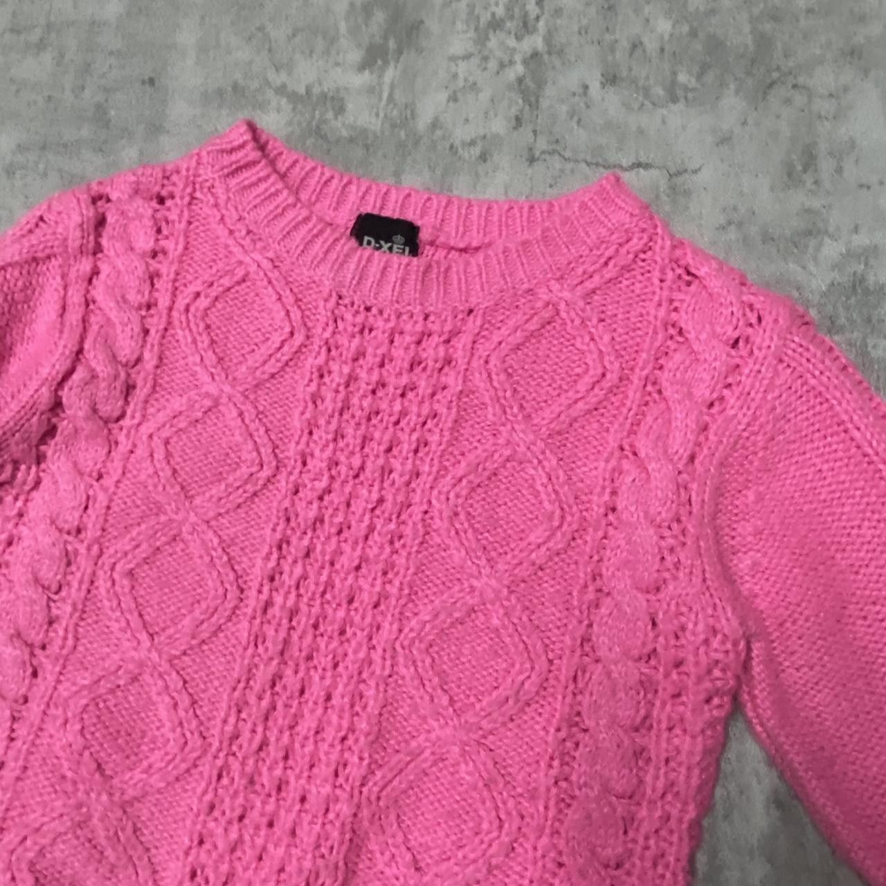 Other Pink DXEL cable knit jumper #knitwear Size ONE SIZE - 1 Thumbnail