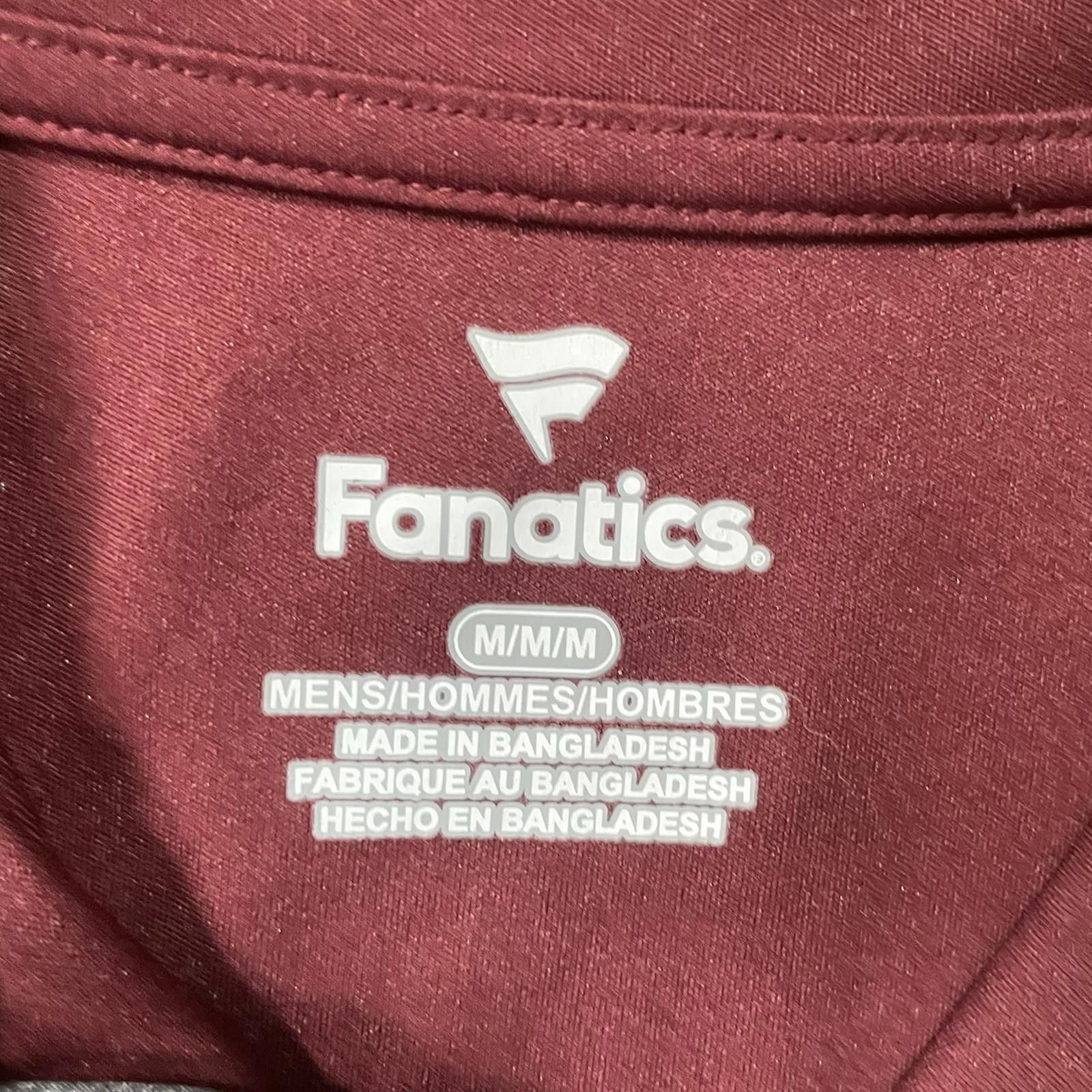 Other Mens Maroon Fanatics Texas A&M Aggies Polo Shirt- Size M Size ONE SIZE - 7 Thumbnail