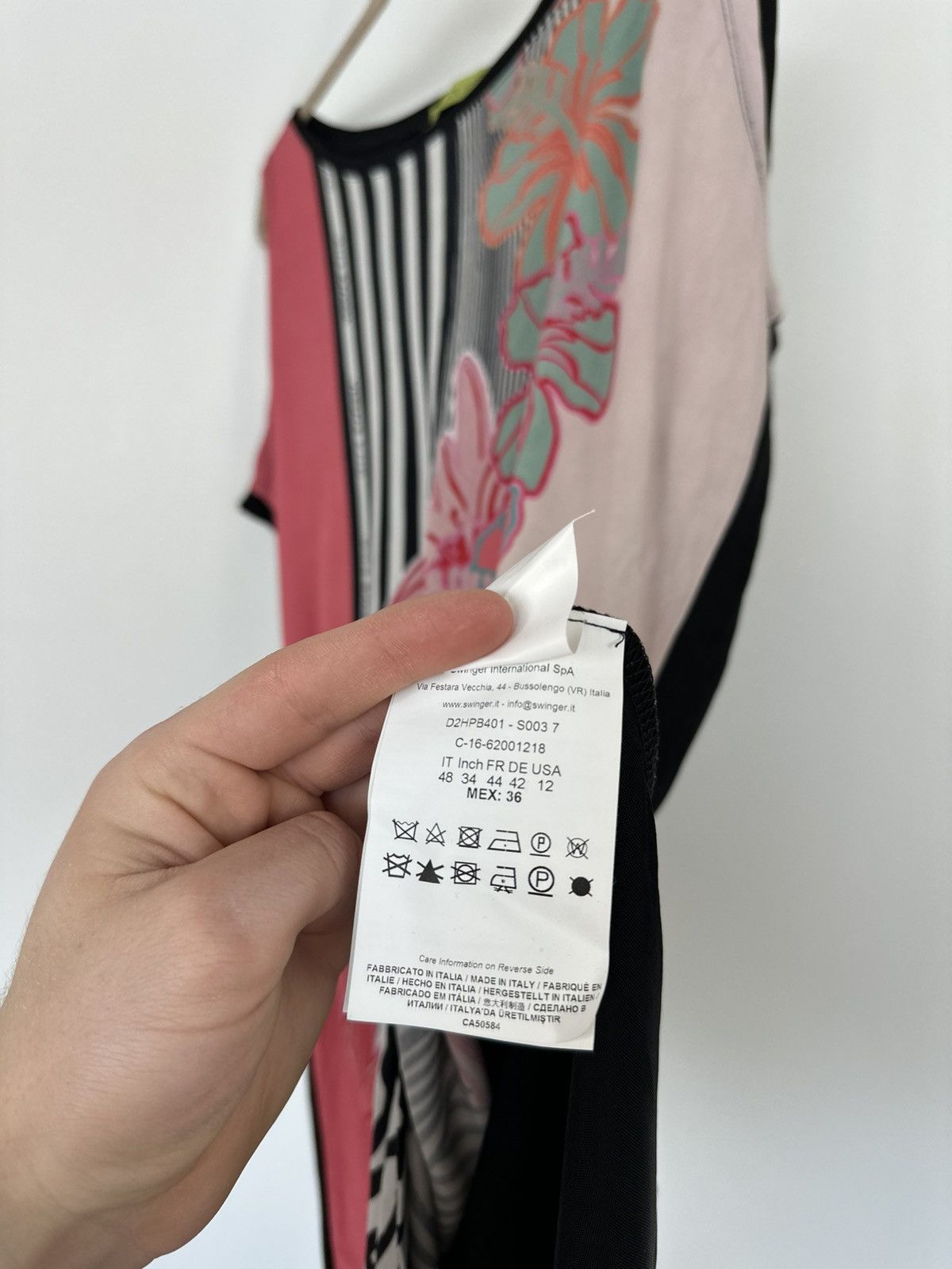Versace Vintage Versace Designer Luxury Archival Y2K Floral Dress Size XL / US 12-14 / IT 48-50 - 12 Thumbnail