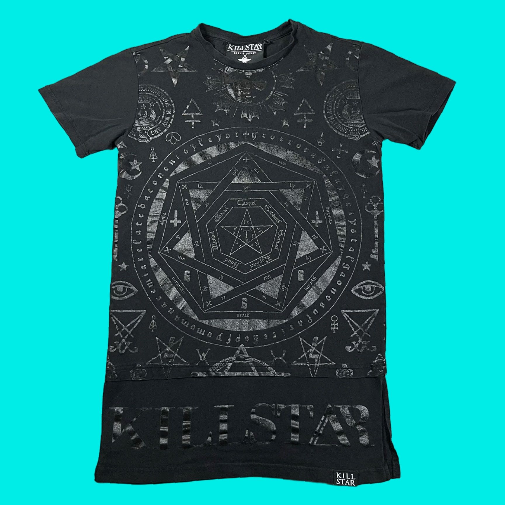 Killstar KILLSTAR Shirt Womens Small Black Graphic Short Sleeve Alt Goth Grunge Punk Size S / US 4 / IT 40 - 1 Thumbnail