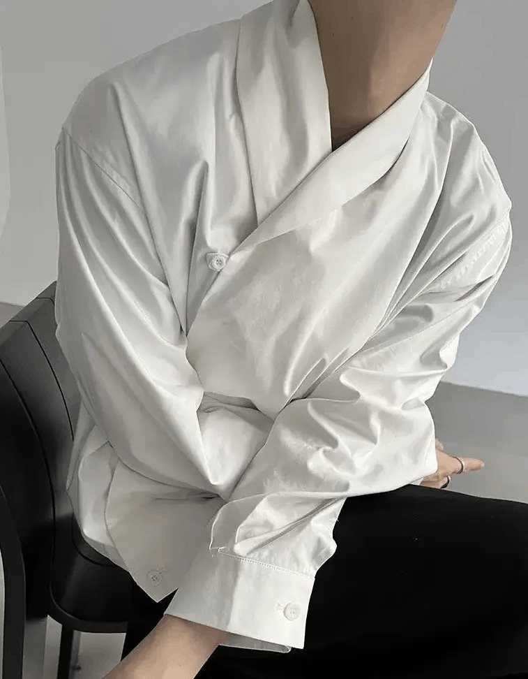 Japanese Brand × Vintage Avant garde fashion retro wrap jacket aesthetic Size US M / EU 48-50 / 2 - 2 Thumbnail