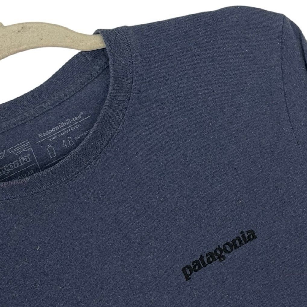 Patagonia Patagonia Mens Navy Blue Fish Graphic Long Sleeve Tee Size US XS / EU 42 / 0 - 3 Thumbnail
