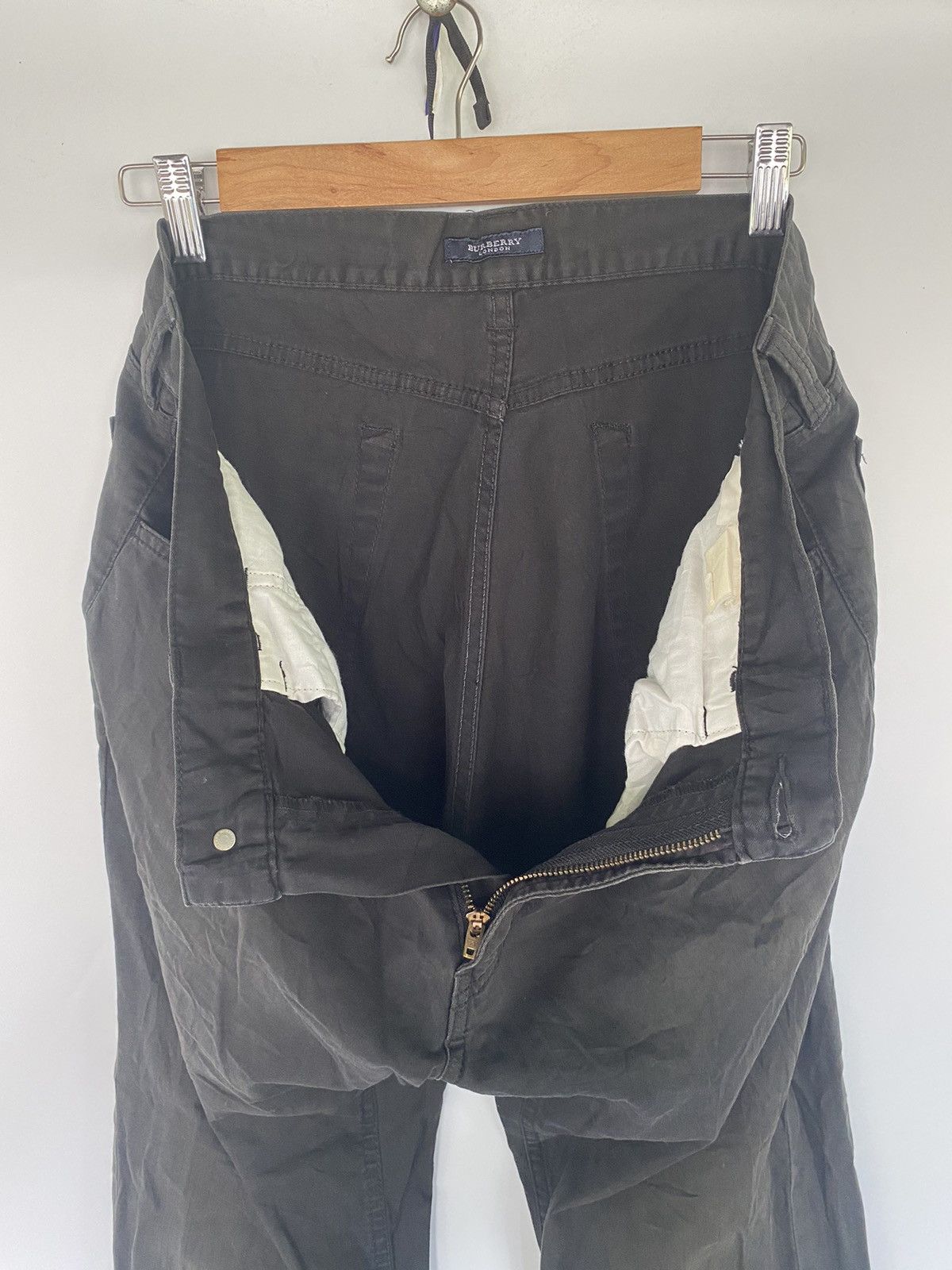 Burberry × Vintage Burberry London Black Stretch Pant Size US 34 / EU 50 - 15 Thumbnail