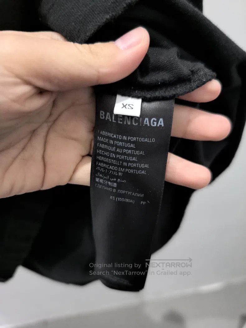 Balenciaga Balenciaga Black Short Sleeve T-Shirt Size US XS / EU 42 / 0 - 2 Thumbnail