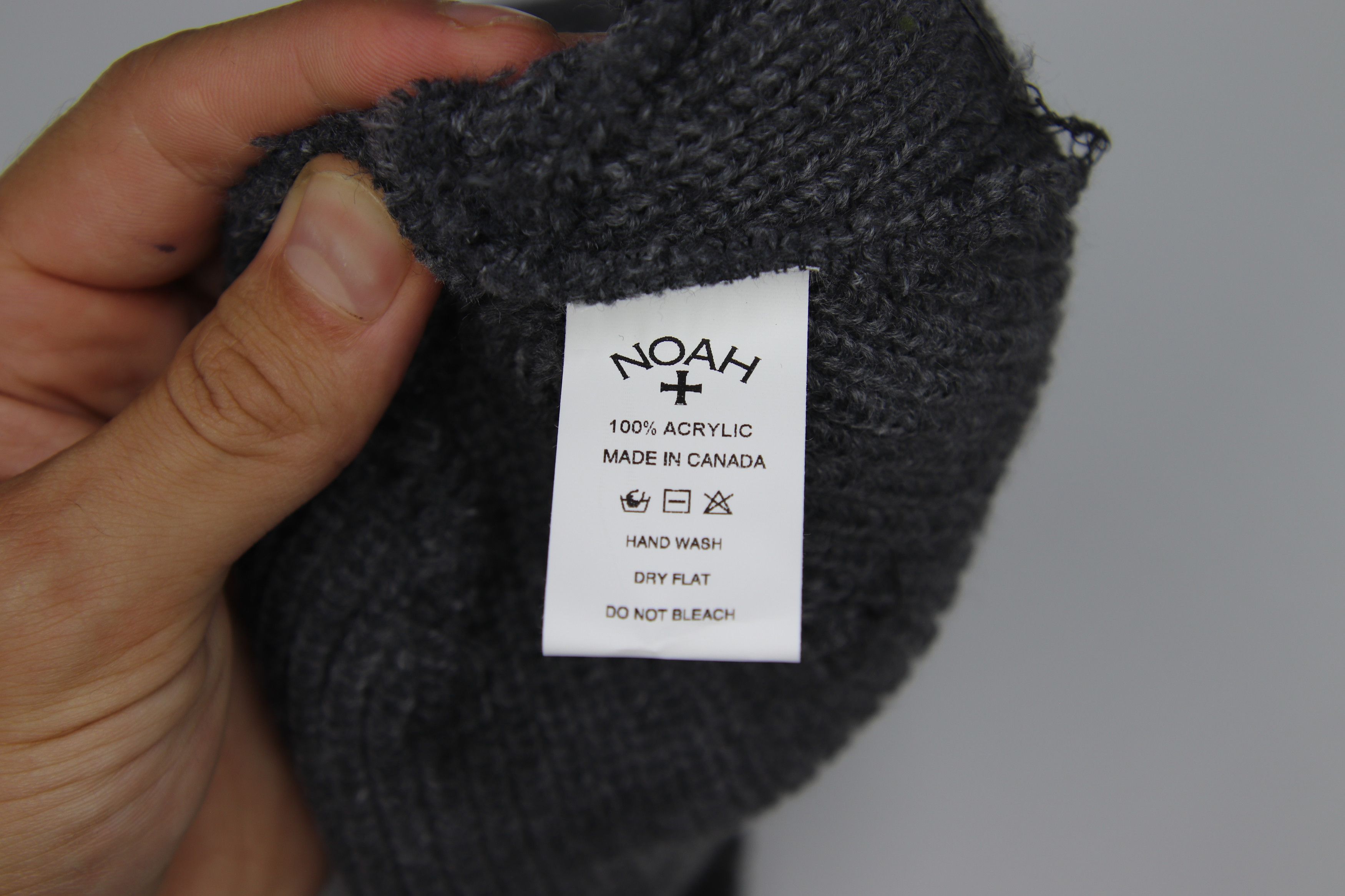 Noah Noah Team Logo Beanie grey Size ONE SIZE - 3 Thumbnail
