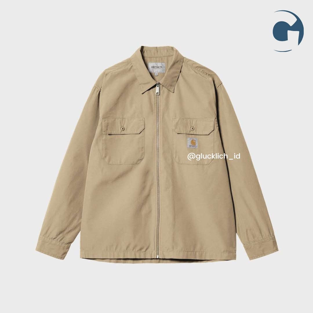 Carhartt Wip Carhartt WIP, L/S Craft Zip Sable Rinsed Size US S / EU 44-46 / 1 - 1 Thumbnail