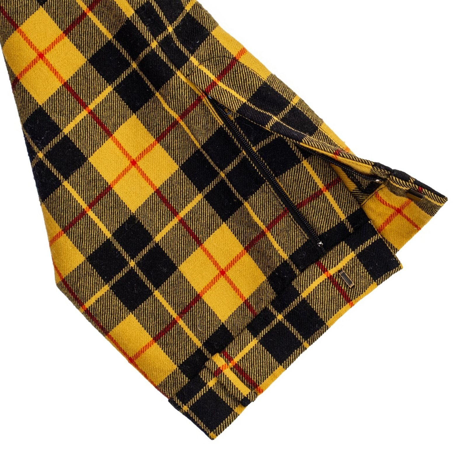 MONSE MONSE Colorblock Plaid Wool Trousers Made in USA Size 4 Size 27" / US 4 / IT 40 - 13 Thumbnail