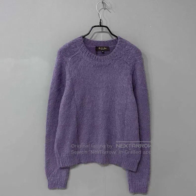 Loro Piana Loro Piana Lilac Cashmere and Alpaca Knit Sweater Size XS / US 0-2 / IT 36-38 - 1 Thumbnail
