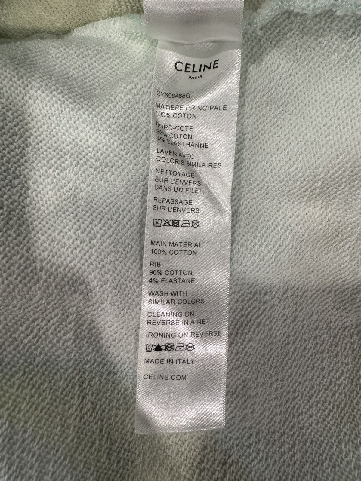 Celine CELINE “HEAVENLY DAYS” HOODIE Size US L / EU 52-54 / 3 - 4 Thumbnail