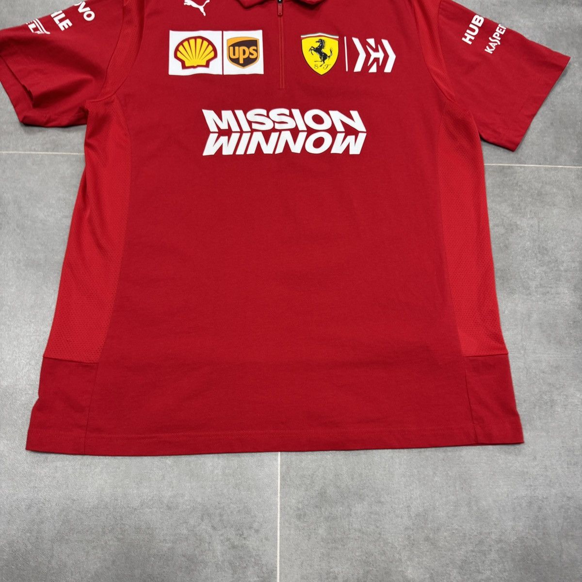 Puma Puma Scuderia Ferrari Mission Winnow Formula One Polo Shirt Size US XL / EU 56 / 4 - 4 Thumbnail