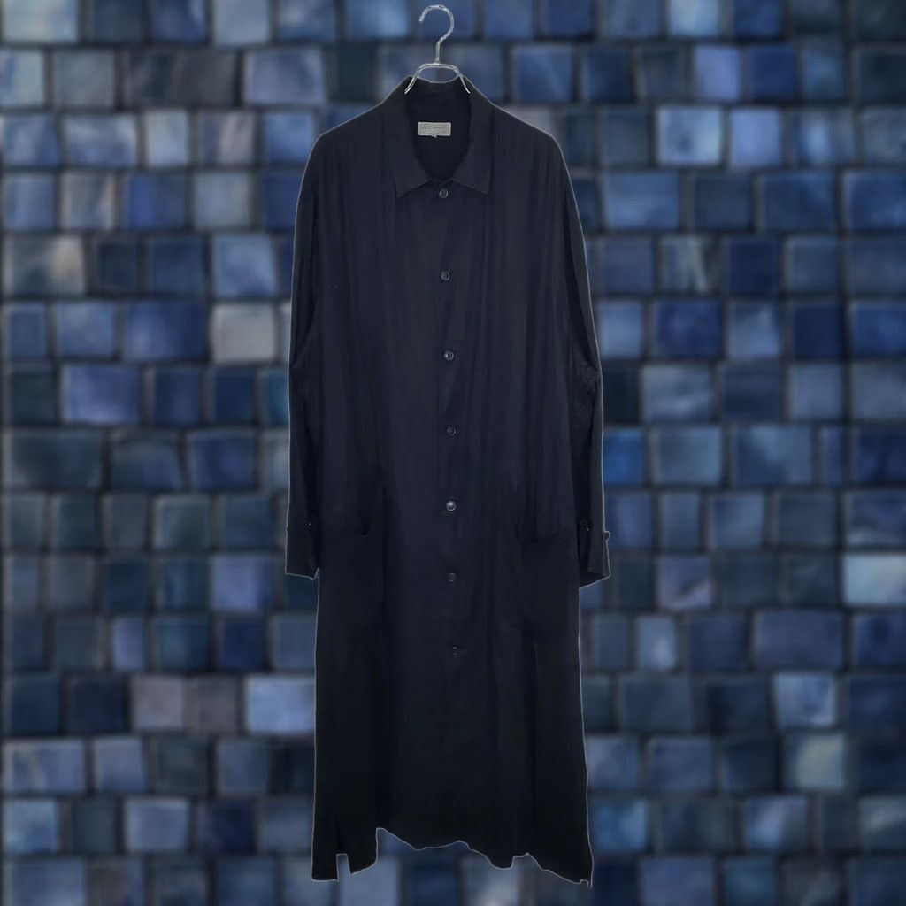 Yohji Yamamoto YOHJI YAMAMOTO POUR HOMME BIG SHIRT Black Size 3 Long Length 20AW Men's Used Size US S / EU 44-46 / 1 - 1 Thumbnail